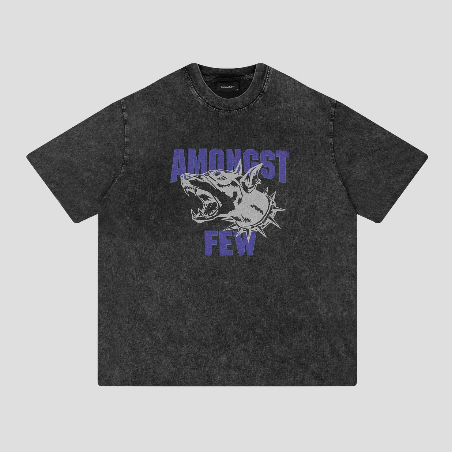 Amongst Few - Beware of The Dog T - Shirt (Washed Black)