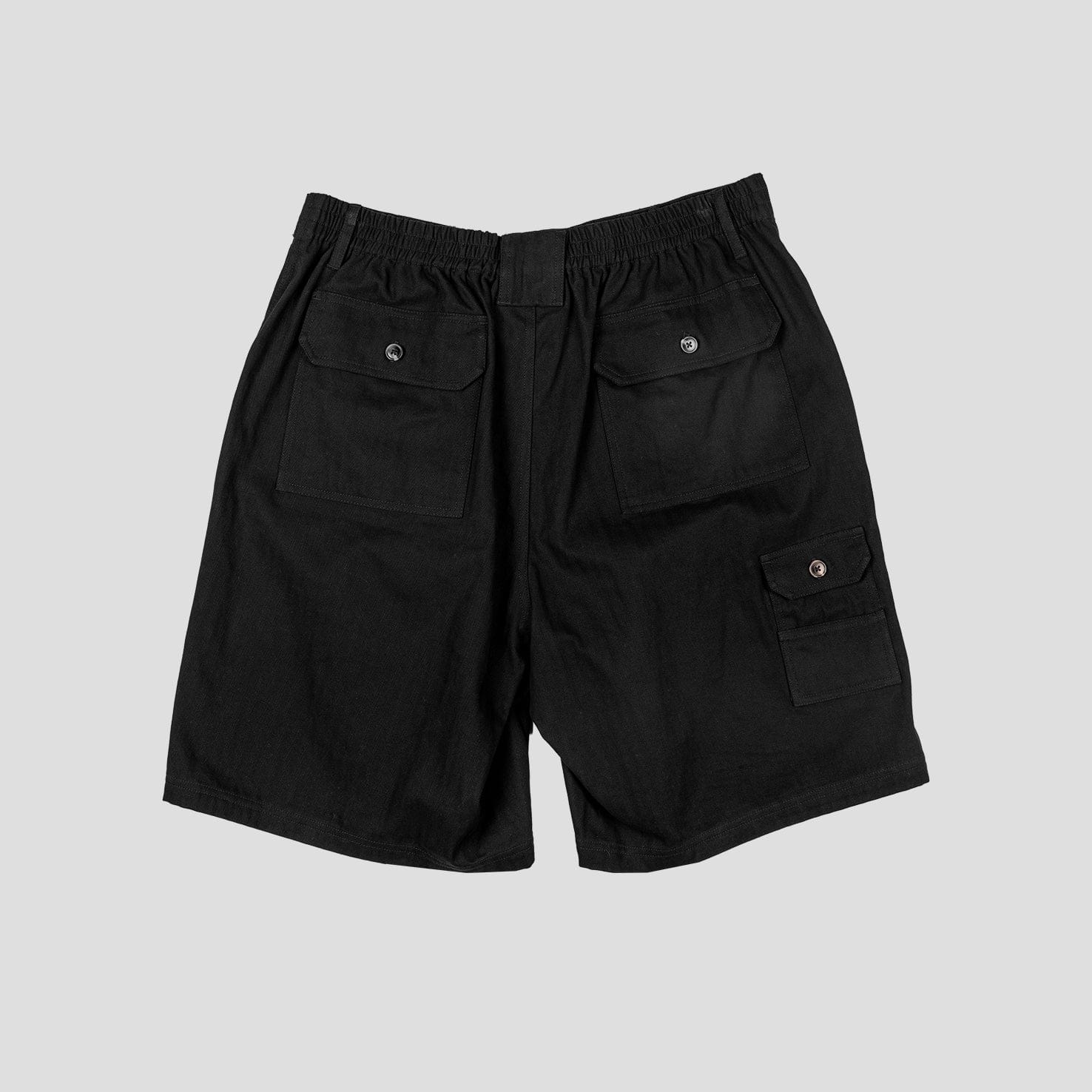 Amongst Few - Stash Shorts (Black)