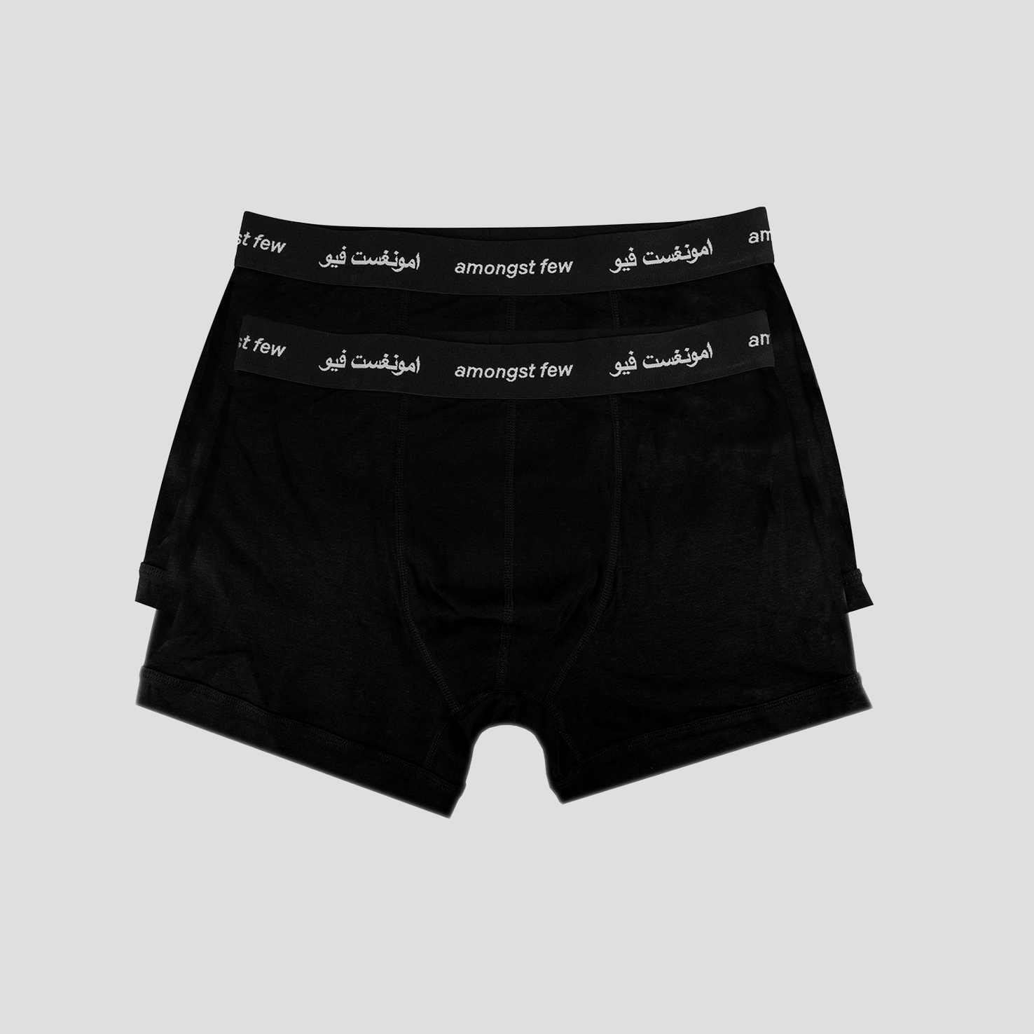Primary amongst few - Primary Boxer Briefs 2 Pack (Black)