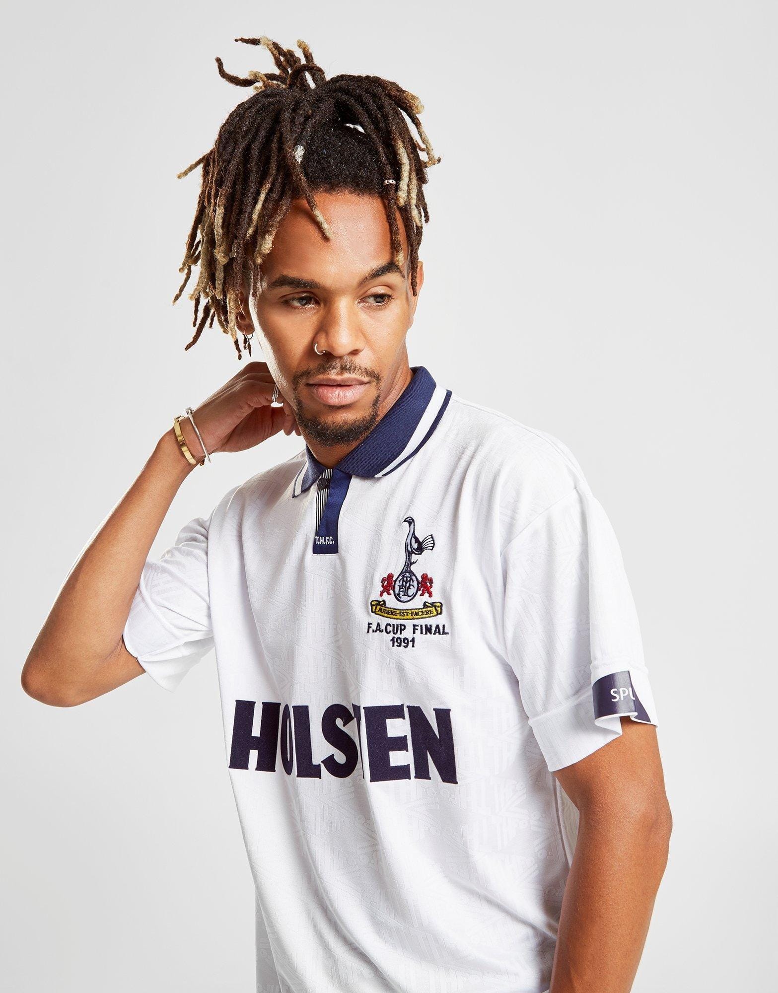 Score Draw Tottenham Hotspur '91 Retro Home Shirt