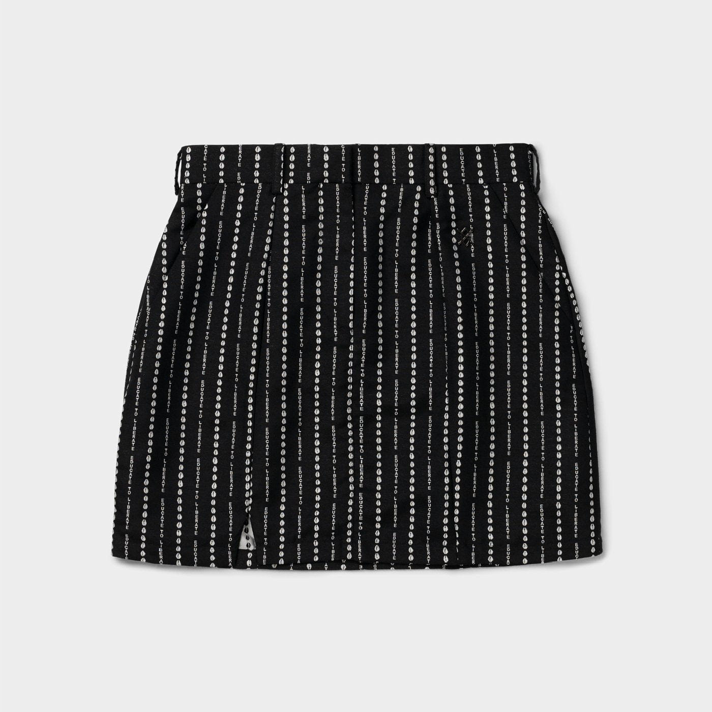Daily Paper Black Pinstripe Morowa Skirt