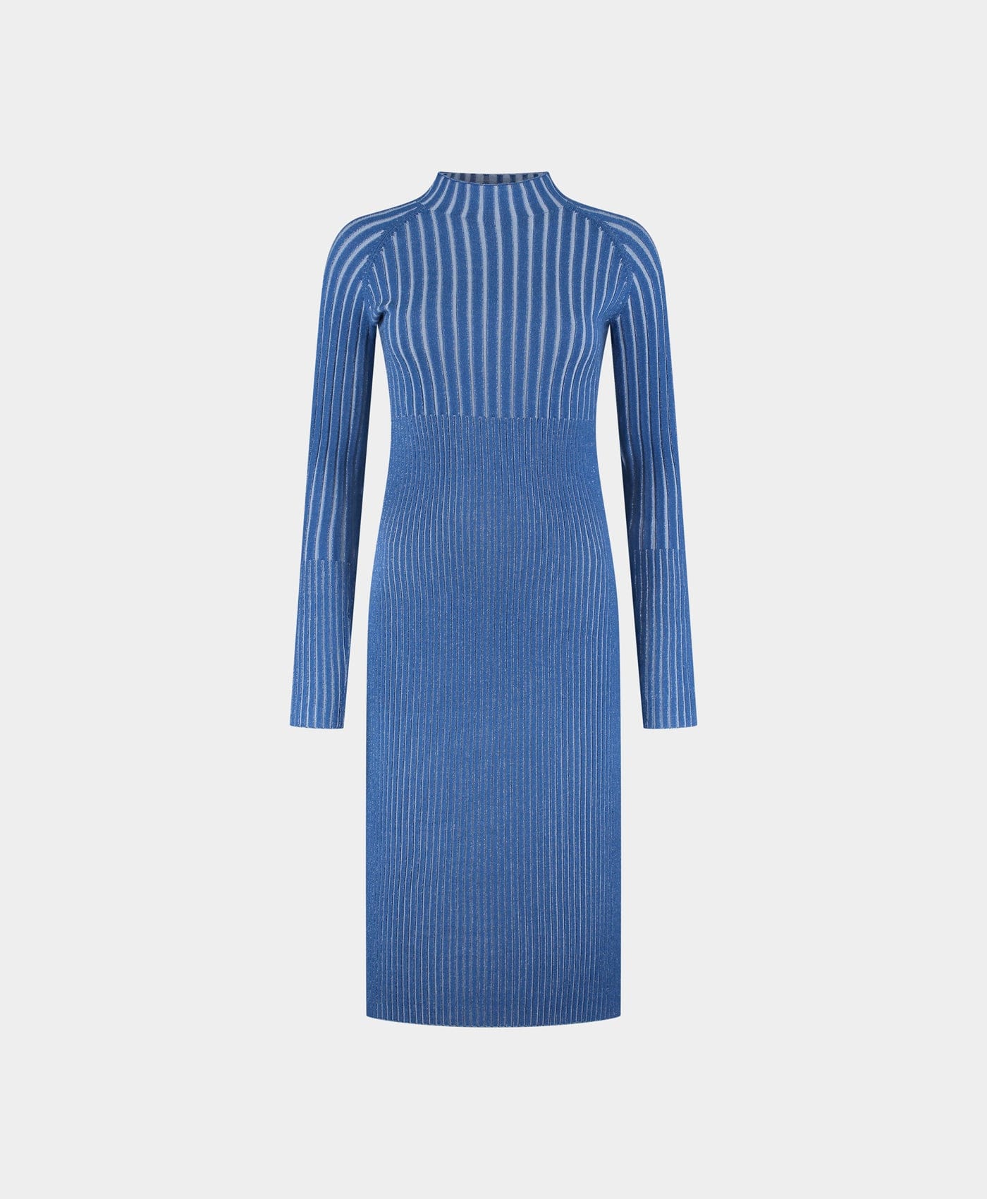Blue Dias Knit Sweater Dress