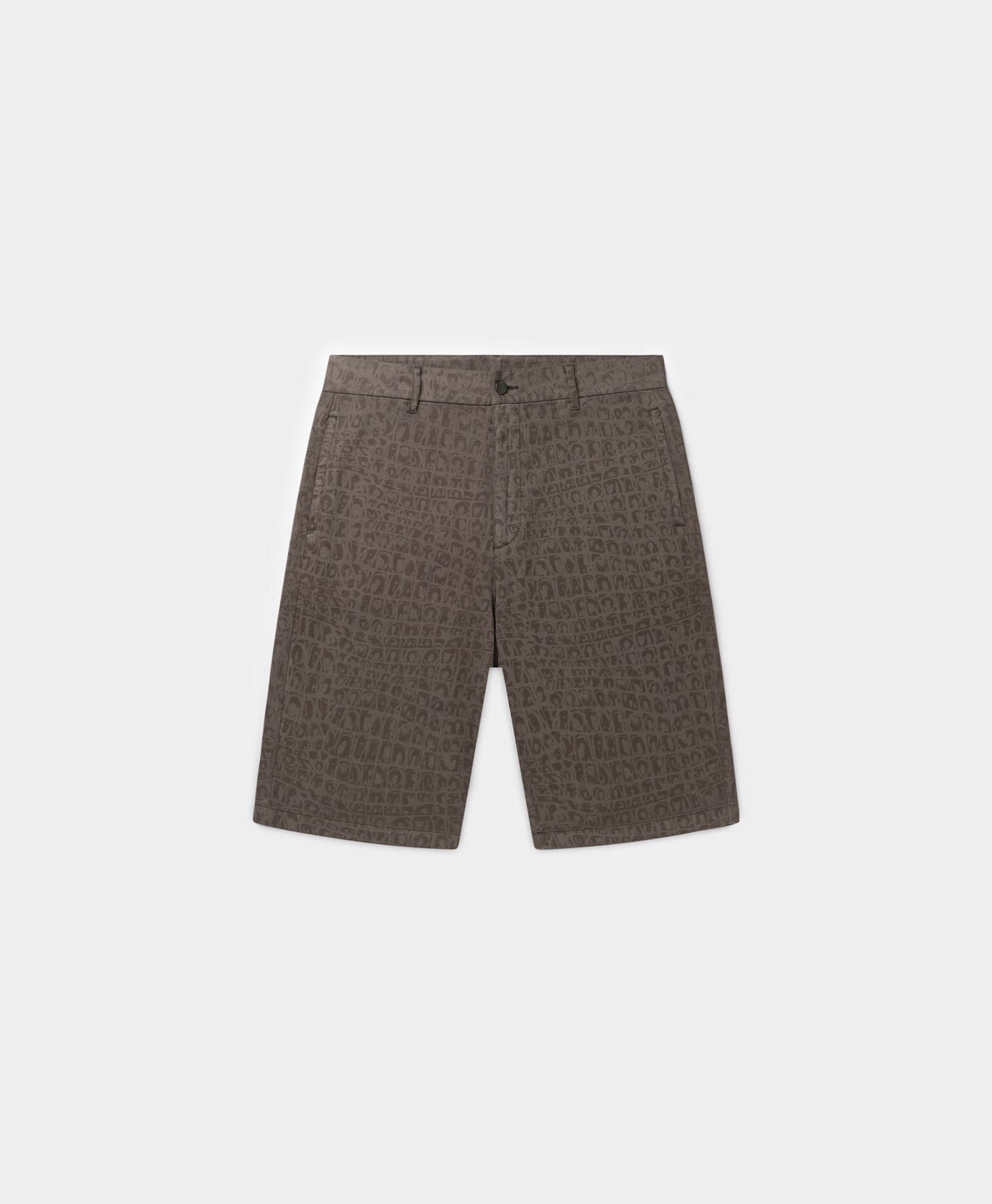 Daily Paper Black Oyster Digital Croc Shorts