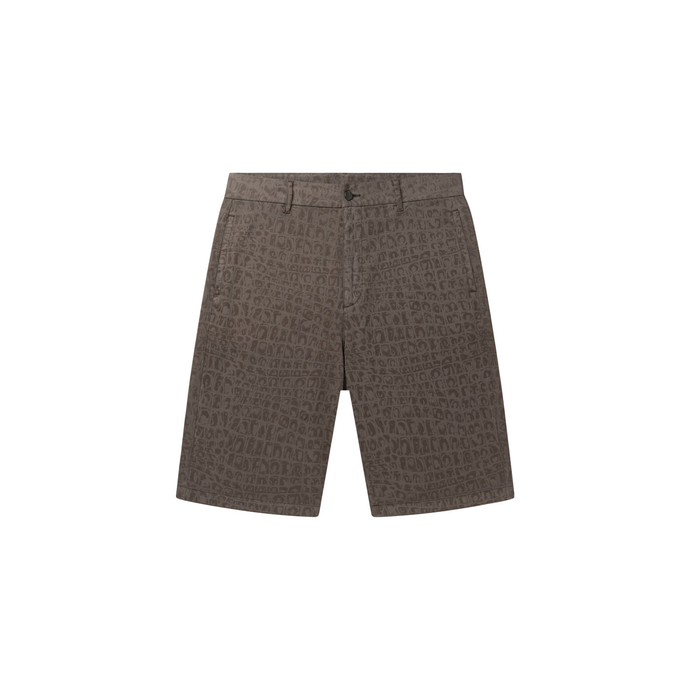Daily Paper Black Oyster Digital Croc Shorts