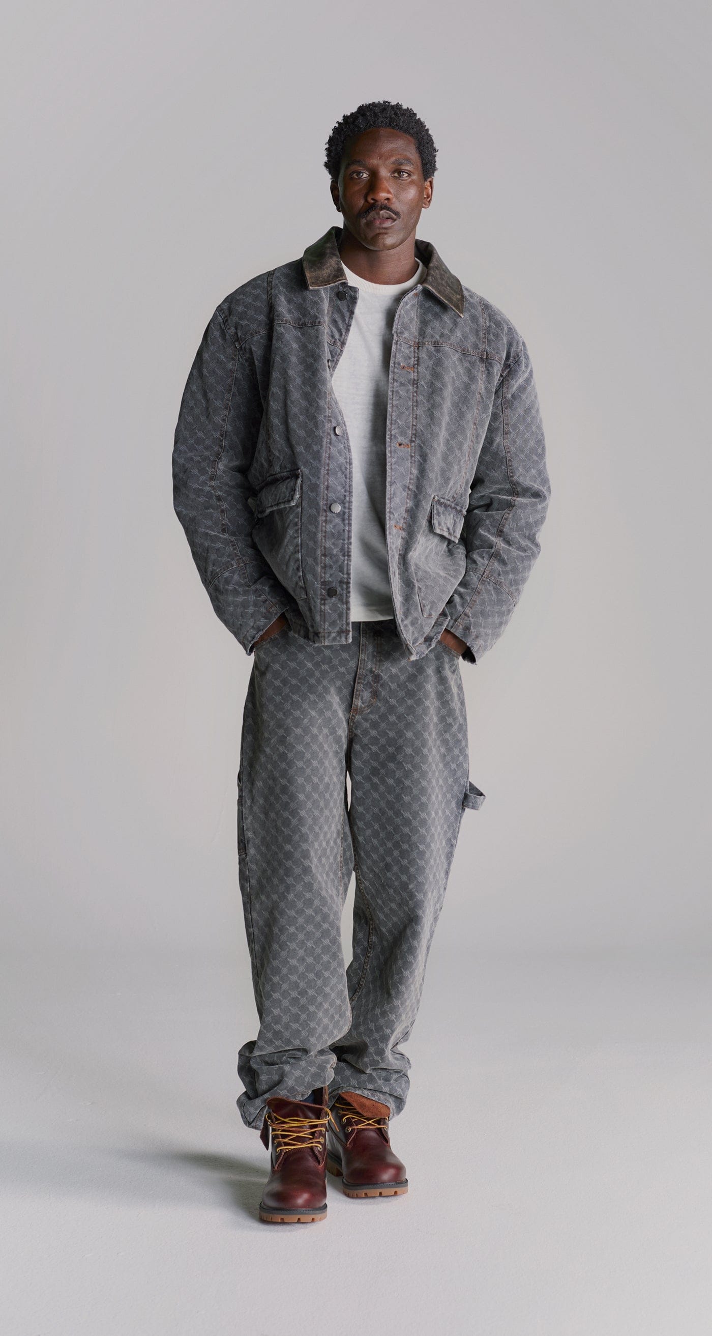 Monogram Grey Monogram Workwear Amba Jeans