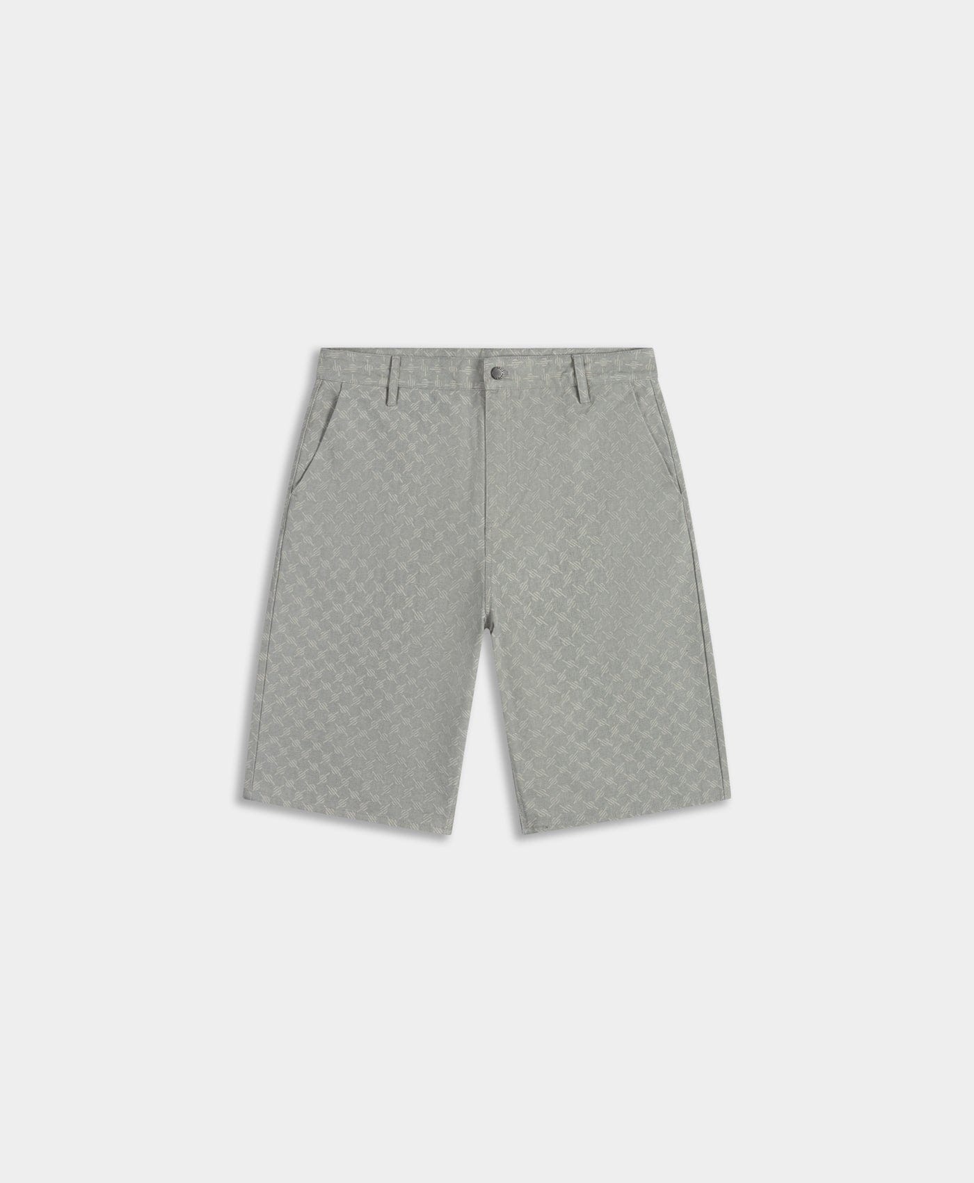 Monogram Mirage Grey Washed Monogram Woven Shorts