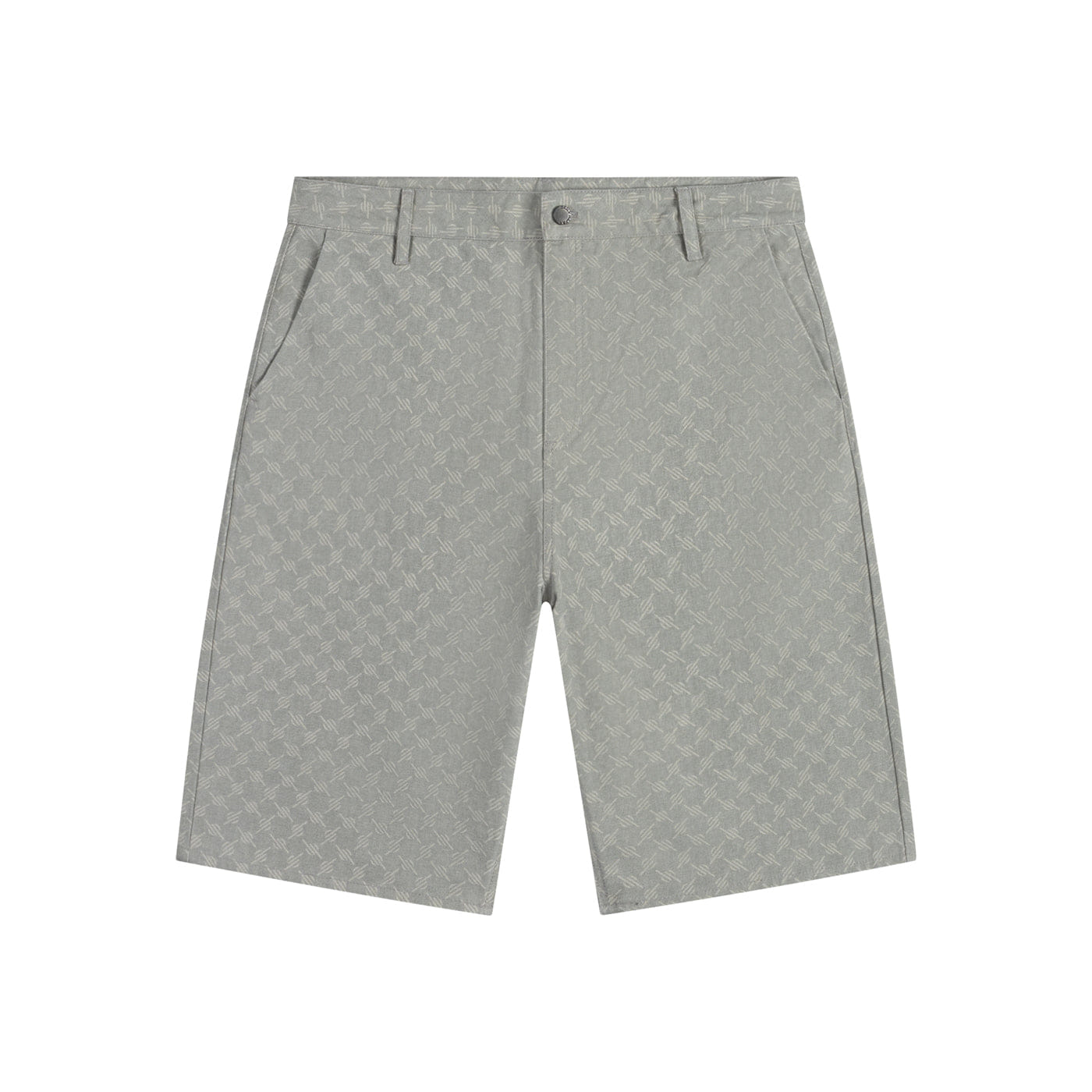 Monogram Mirage Grey Washed Monogram Woven Shorts