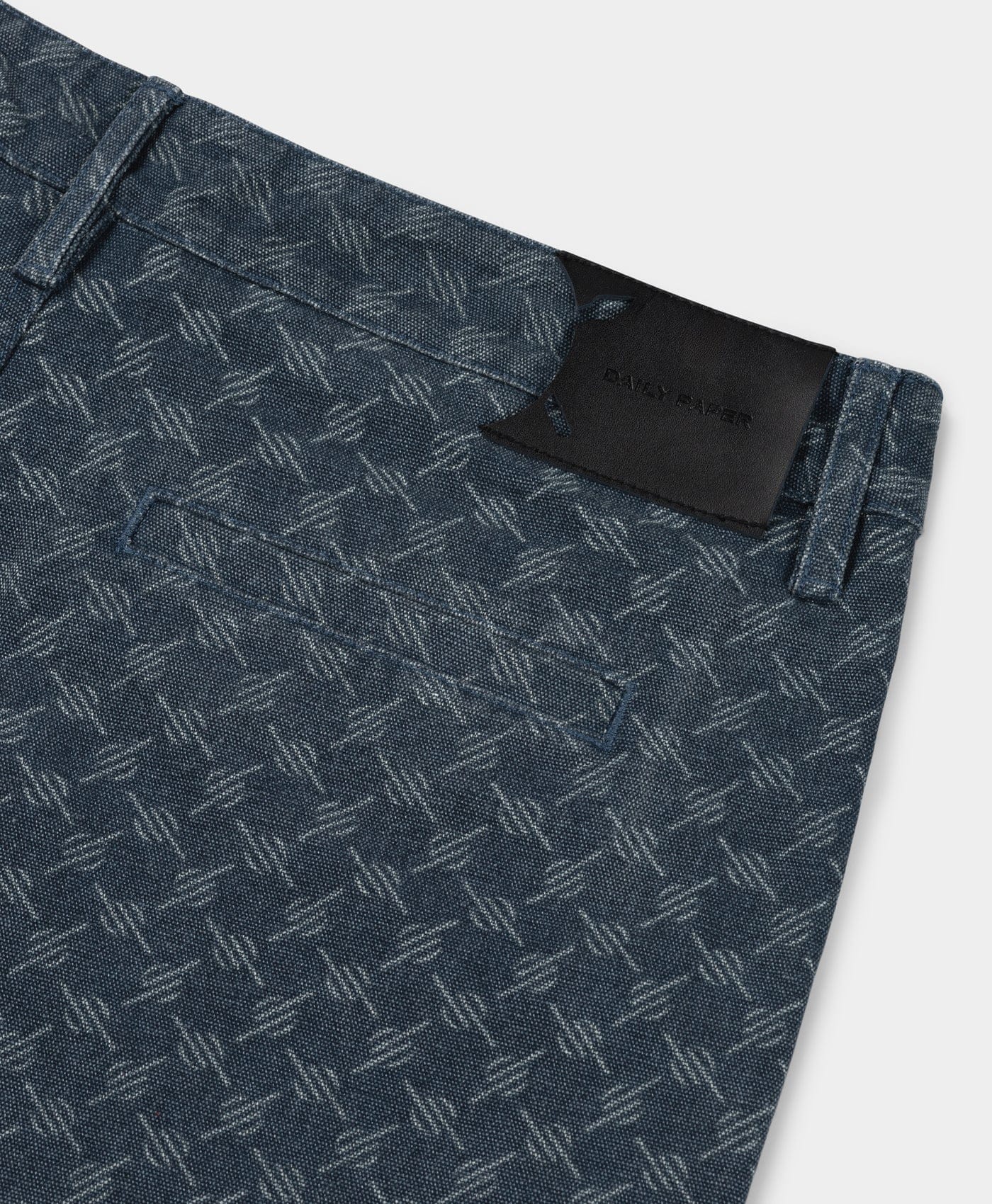 Monogram Blue Wing Teal Washed Monogram Woven Shorts