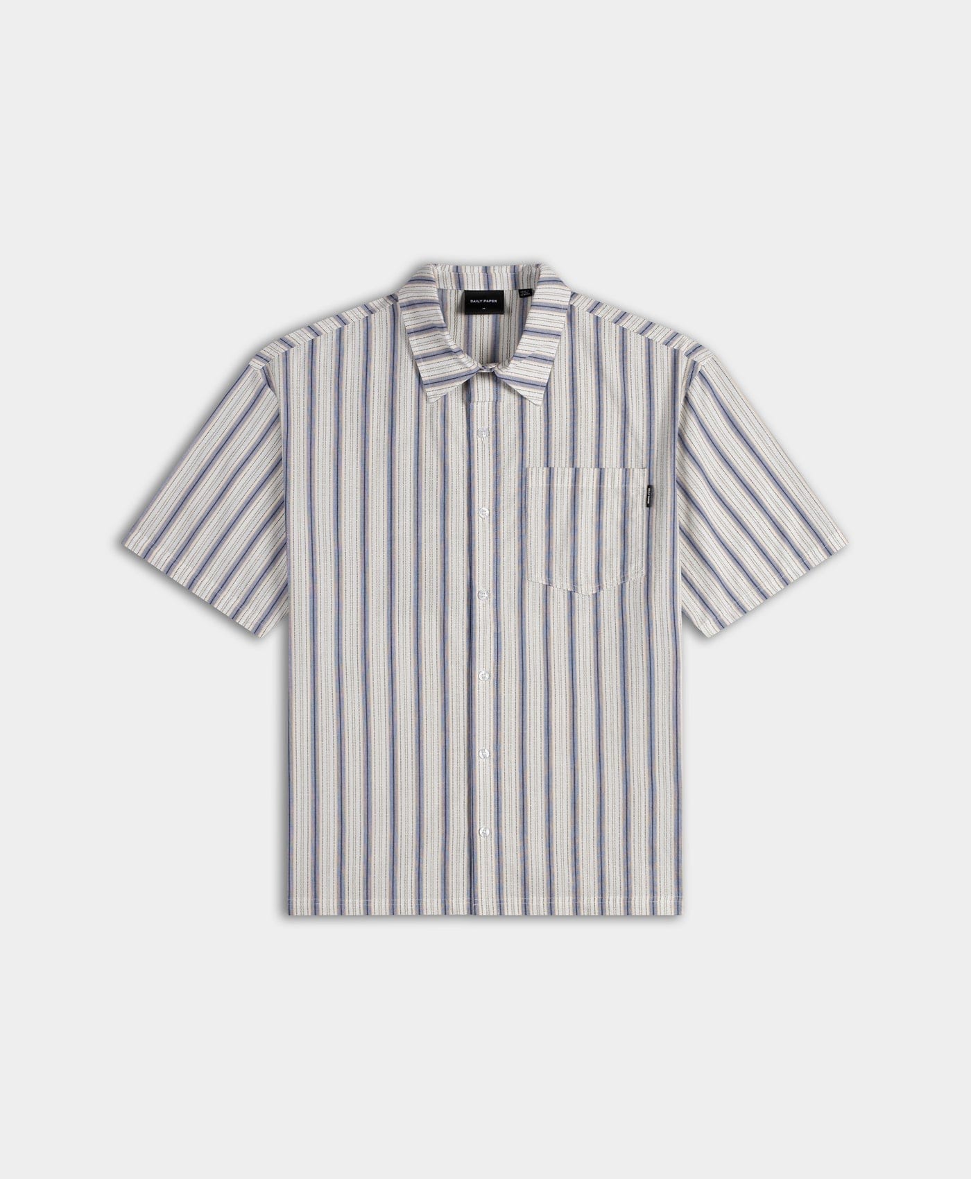 Blue Wing Teal DP Blocked SS Shirt