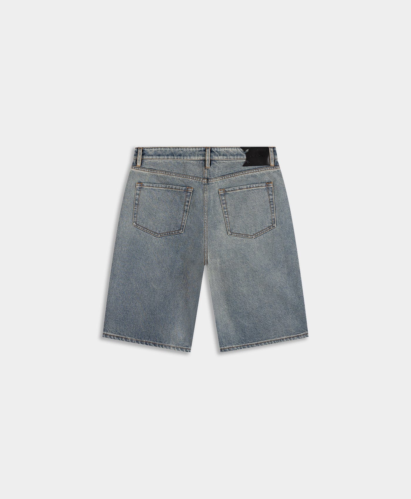 Daily Paper Denim Compact Shield Embroidery Denim Shorts