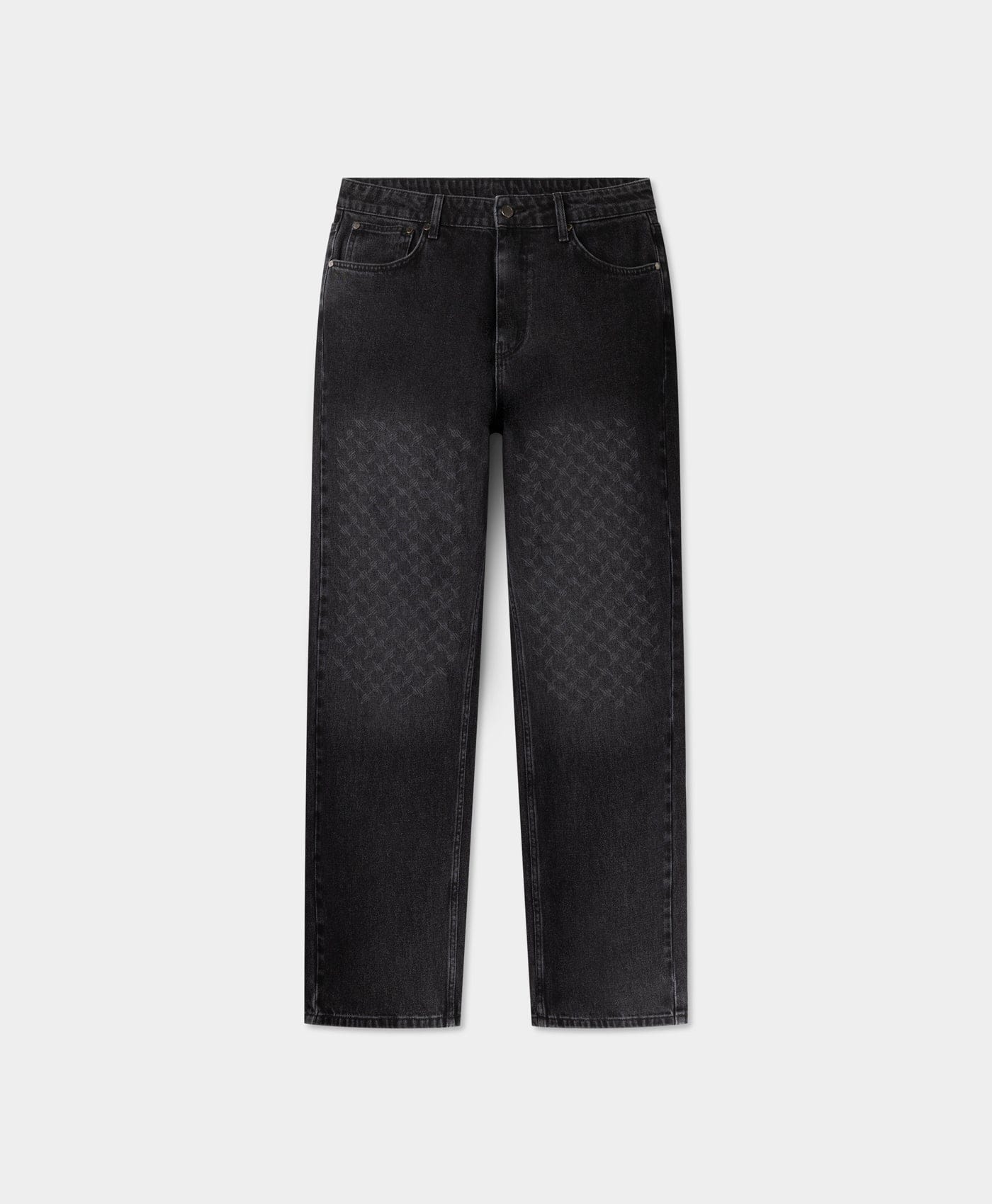 Monogram Black Faded Monogram Amba Jeans