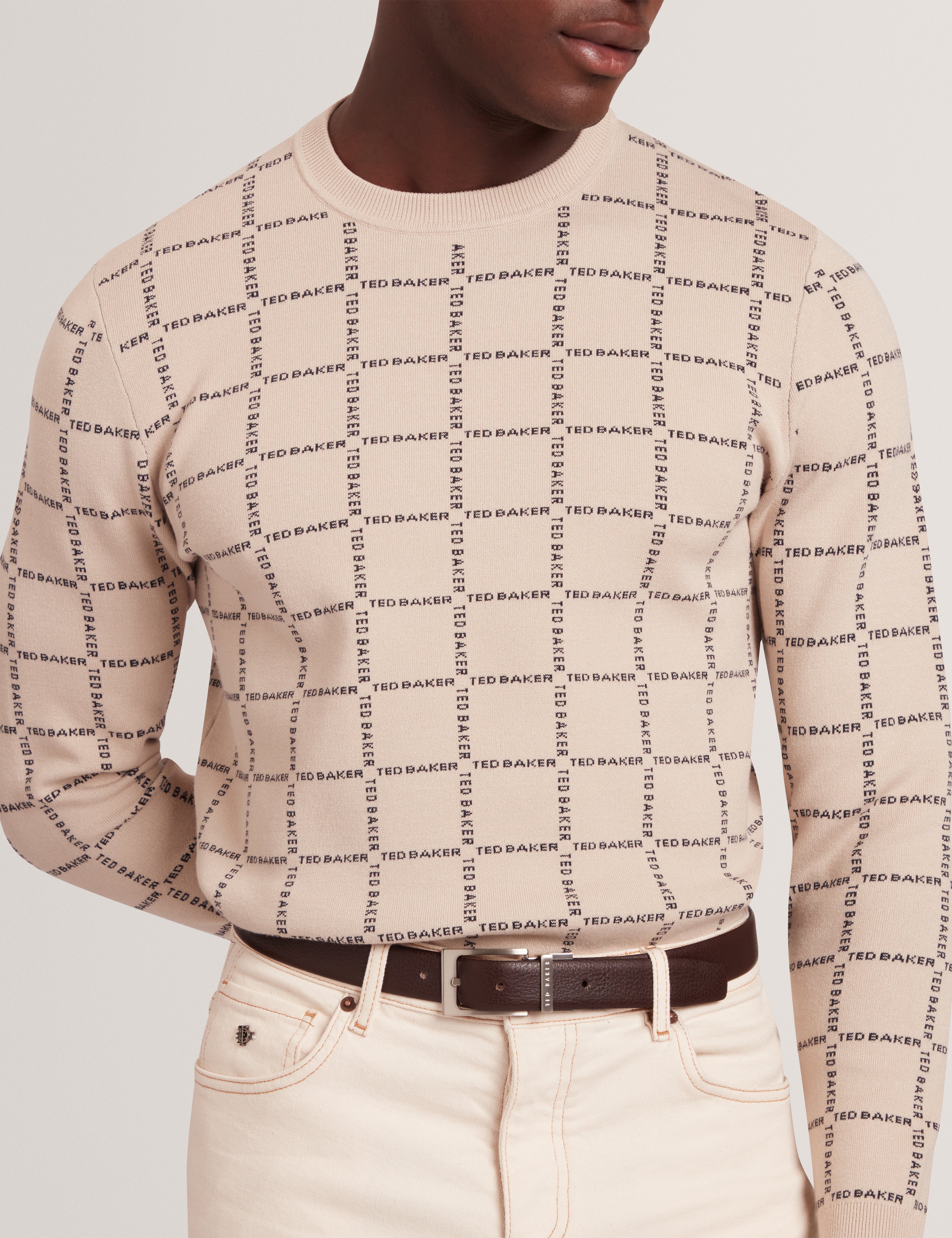 REVERSIBLE Karmer Reversible Leather Belt Brn - Choc