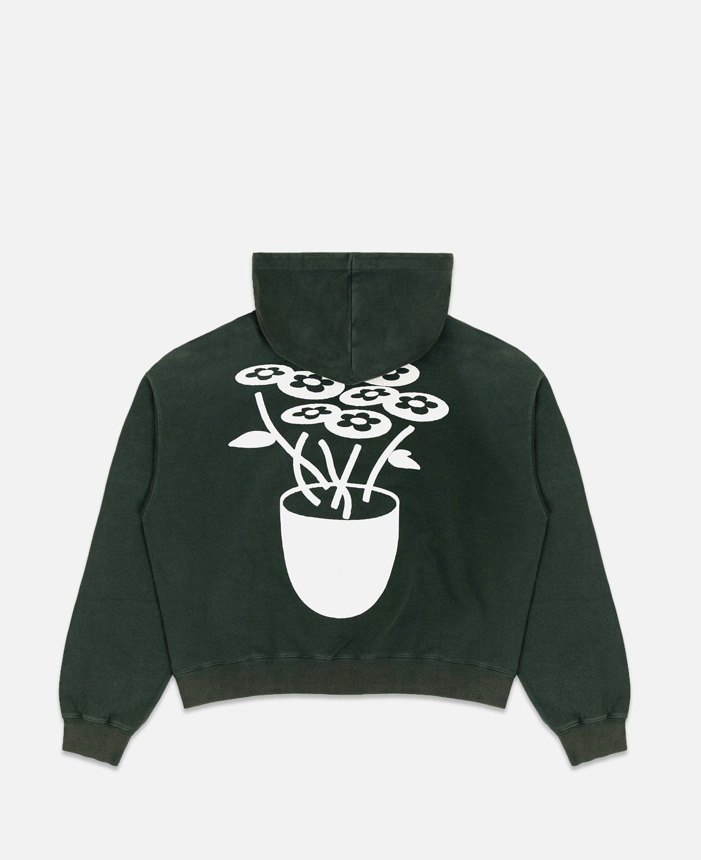 Vandy The Pink Cracked Flower Logo Hoodie (Green)