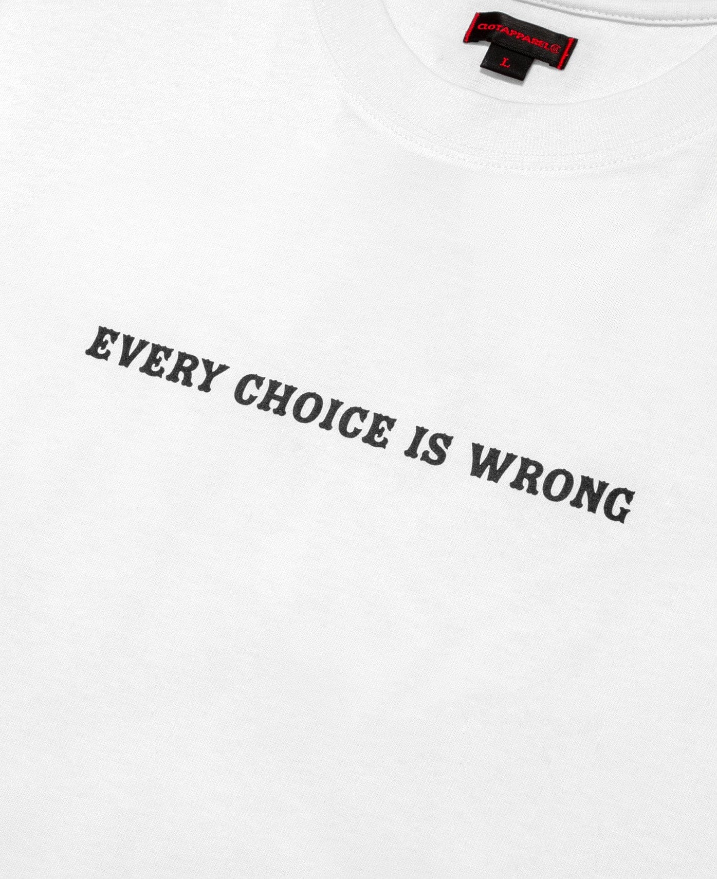 CLOT Star Print Every Choice Is Wrong T - Shirt (White)