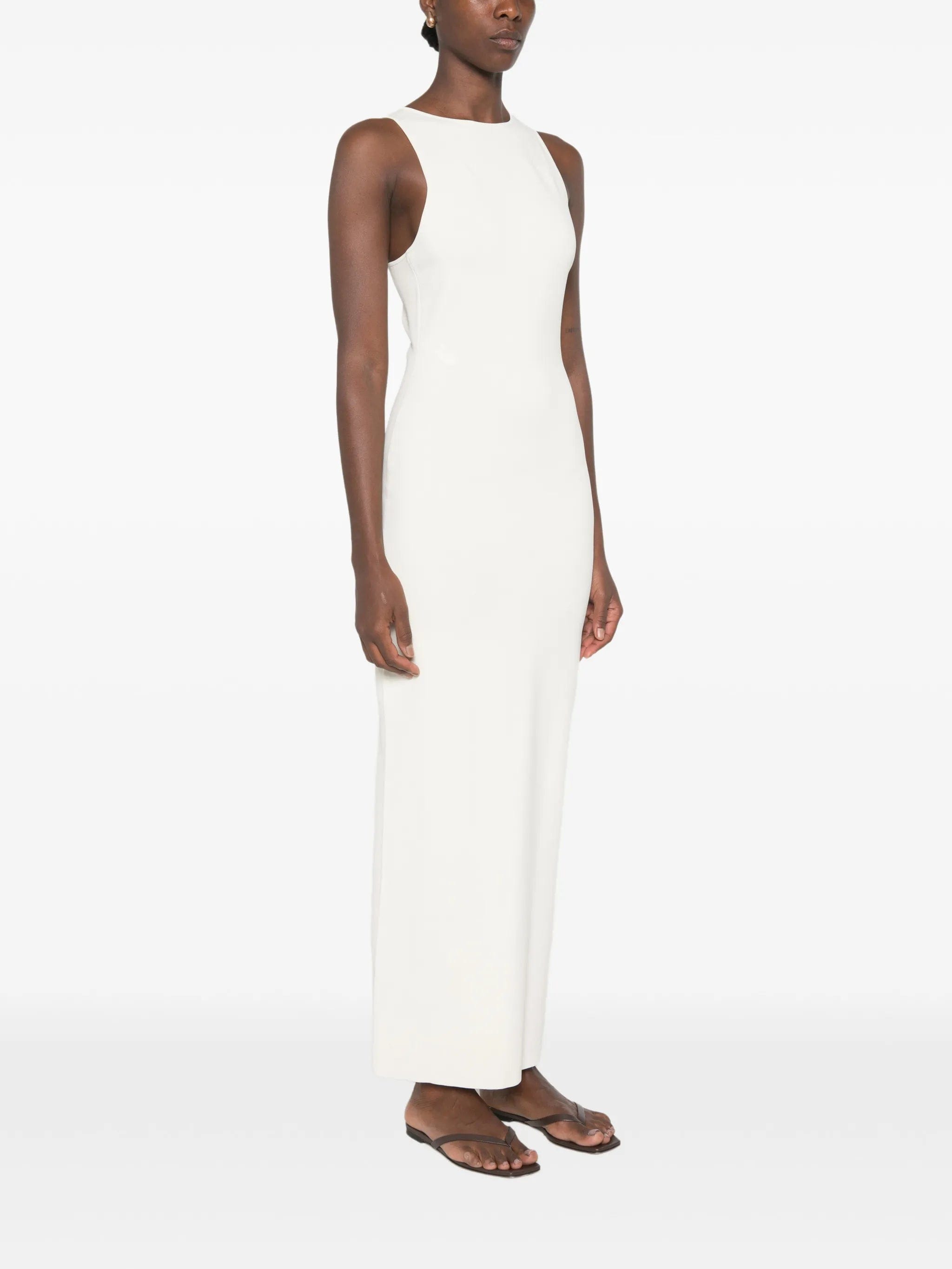SIR. Saba cross - back bead - embellished maxi dress