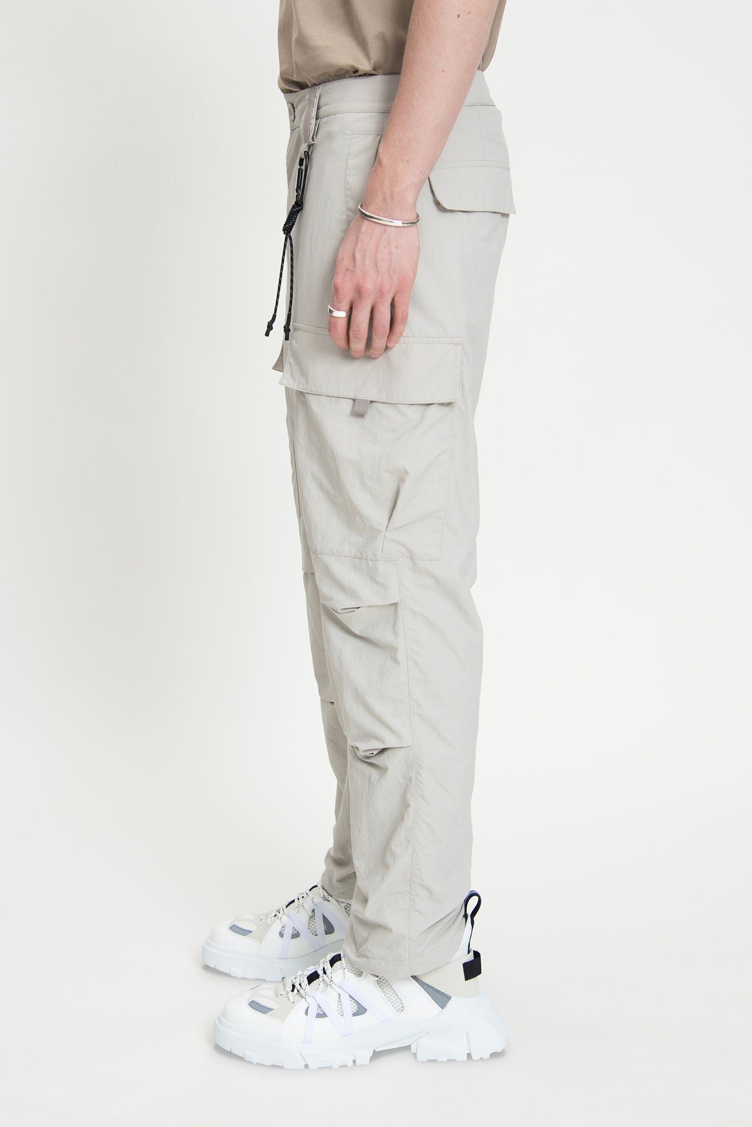 Spoonyard MENS NYLON MESH LINED CARABINER DETAIL STRAIGHT CARGO