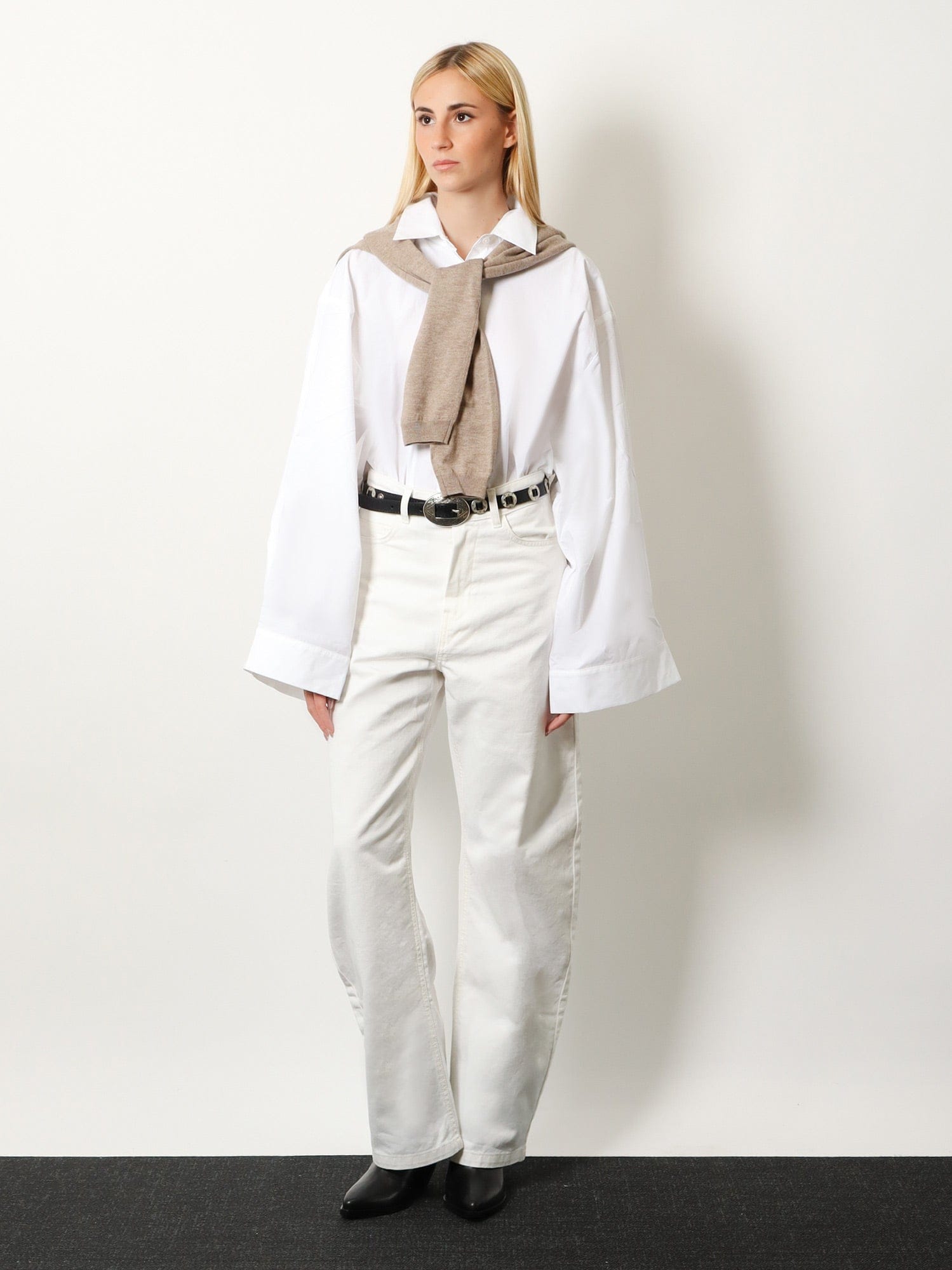 THE Frankie SHOP Nelton denim trousers