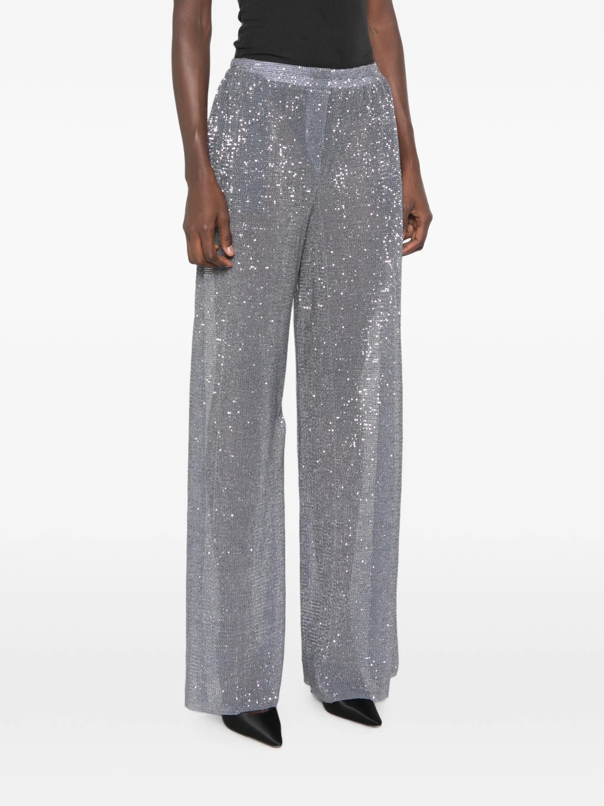 L'IDÉE La Musique sequin - embellished trousers