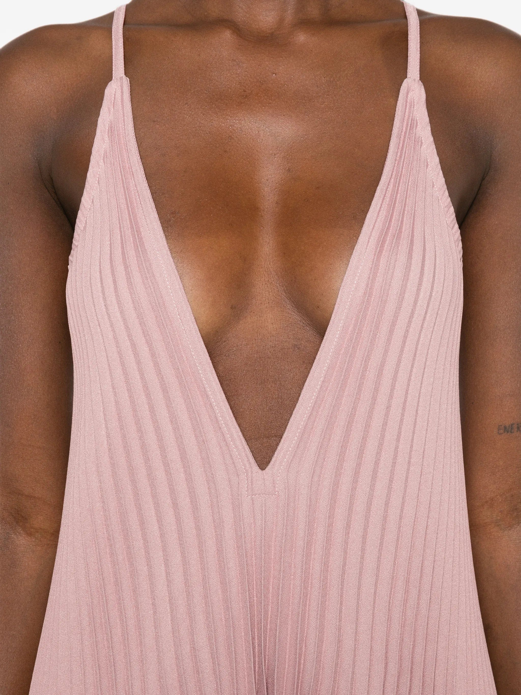 L'IDÉE The Muse pleated maxi dress