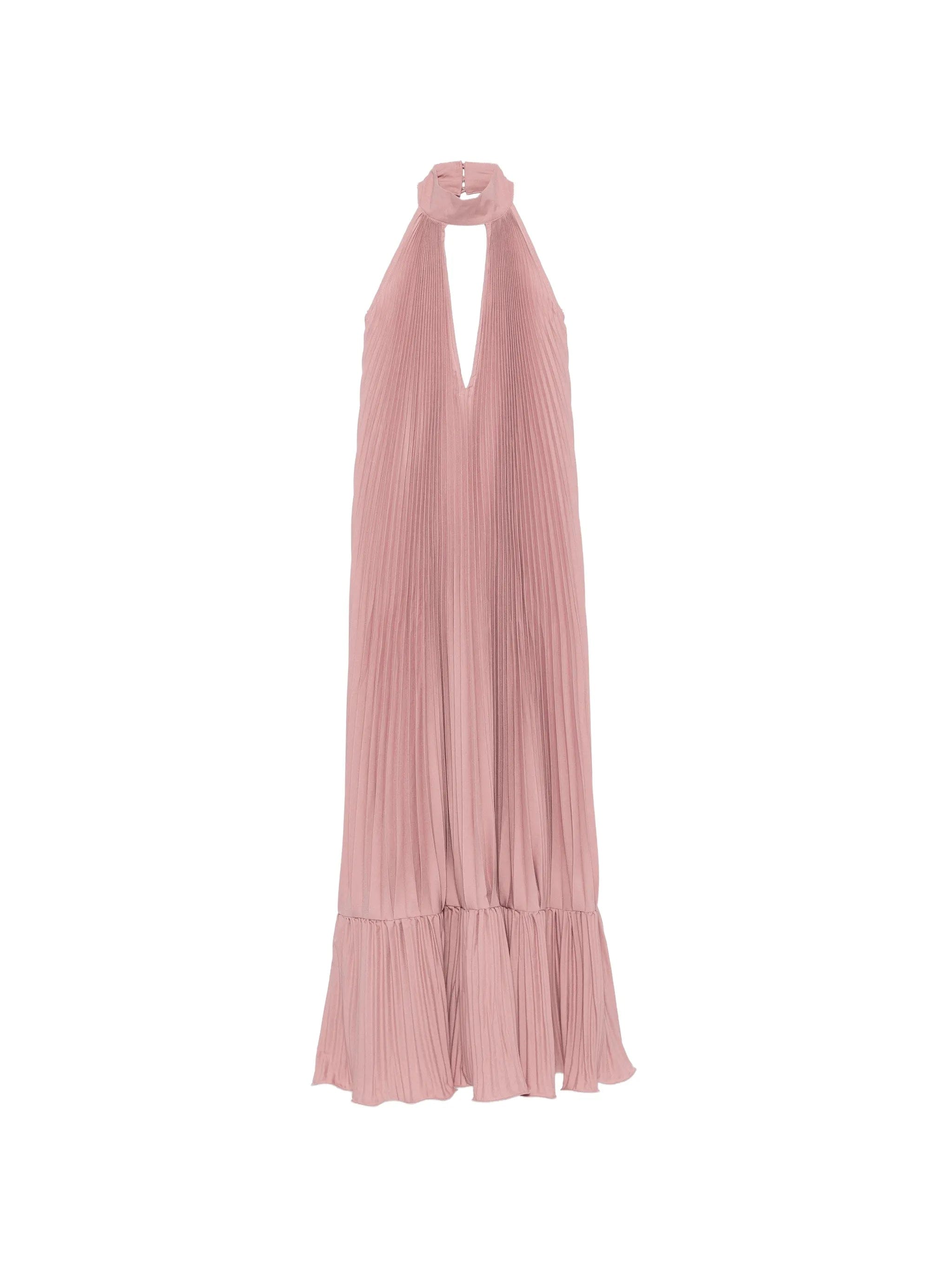 L'IDÉE Libertie pleated maxi dress
