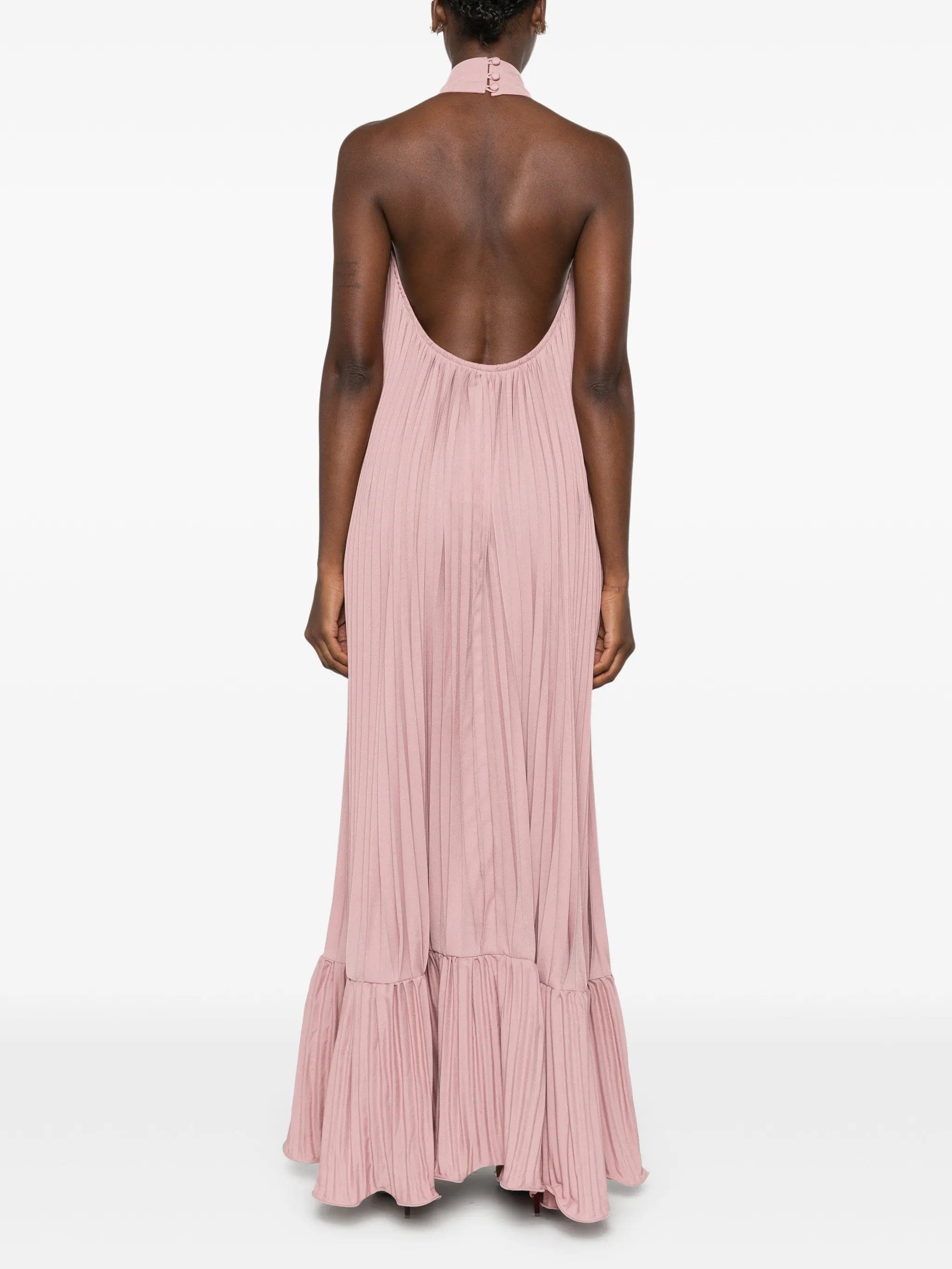 L'IDÉE Libertie pleated maxi dress