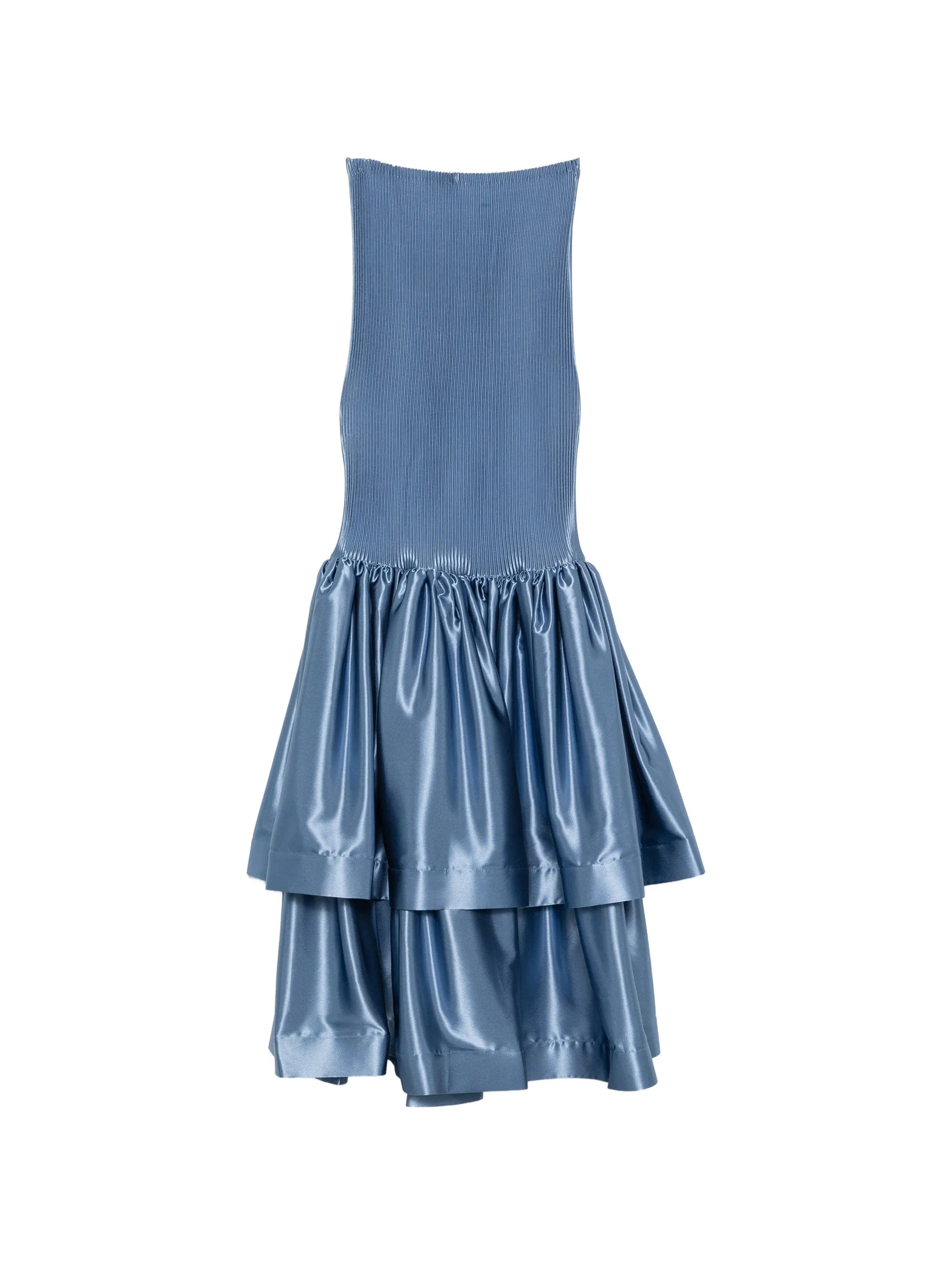 L'IDÉE Elevate pleated tiered maxi dress