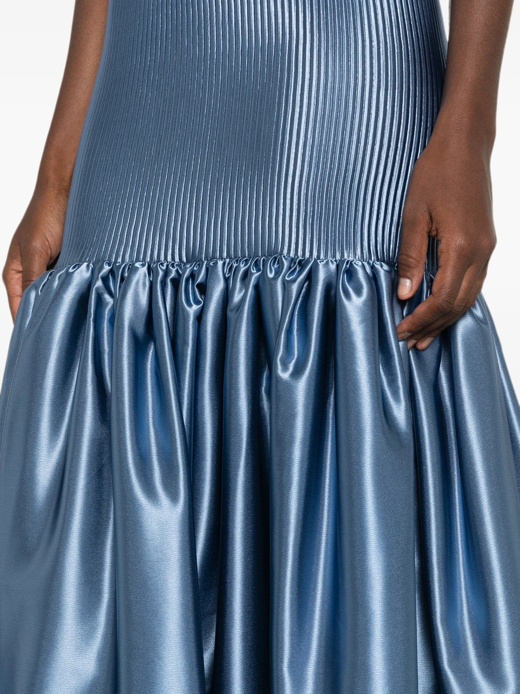 L'IDÉE Elevate pleated tiered maxi dress