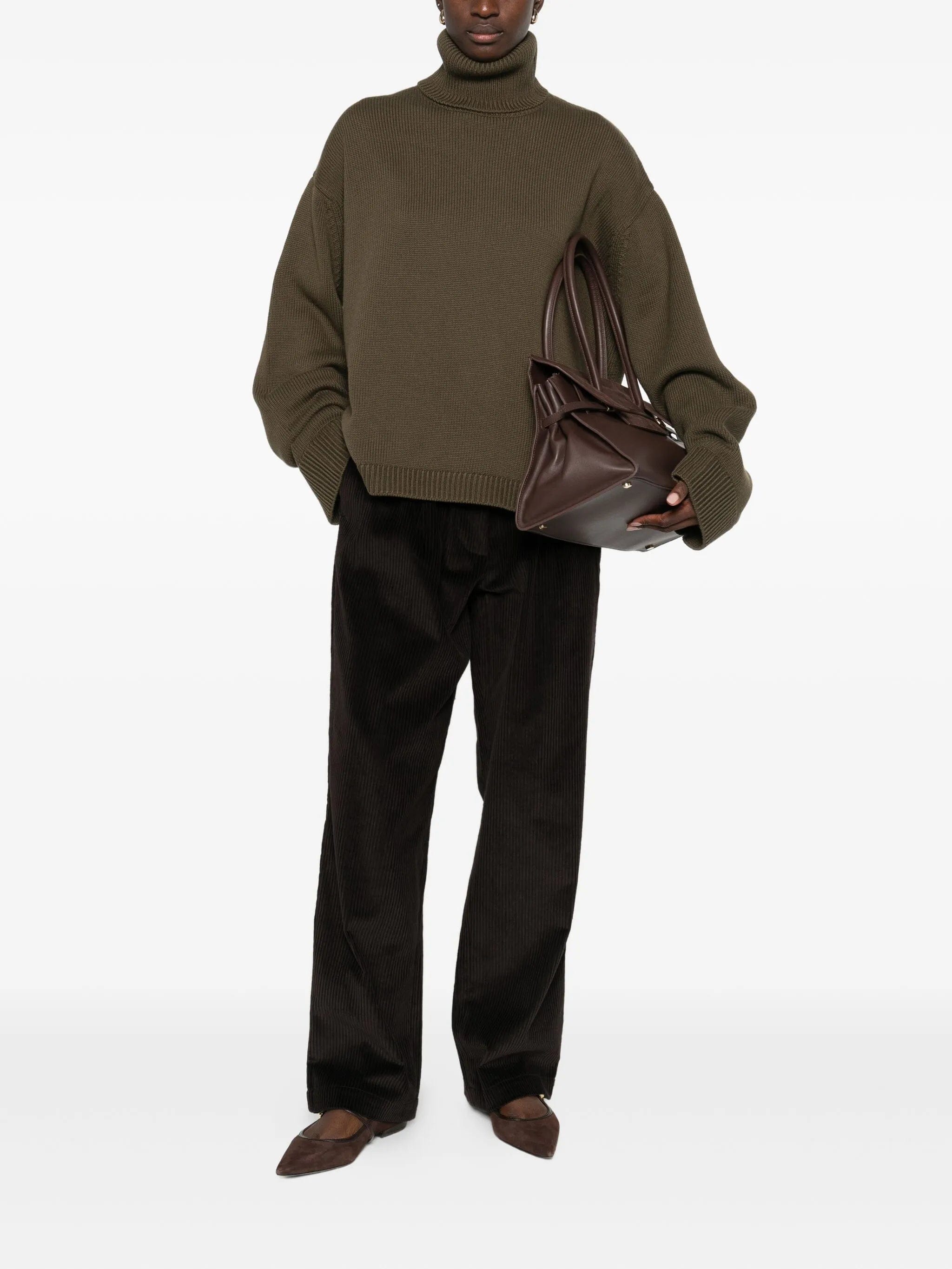 The Frankie Shop Rhea Trapeze roll - neck sweater