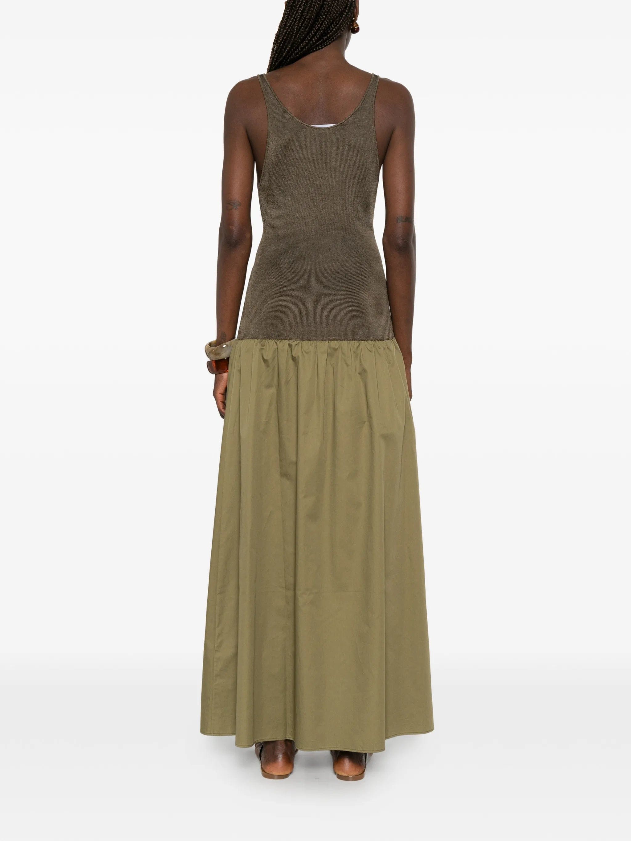 The Frankie Shop Iliya drop - waist maxi dress