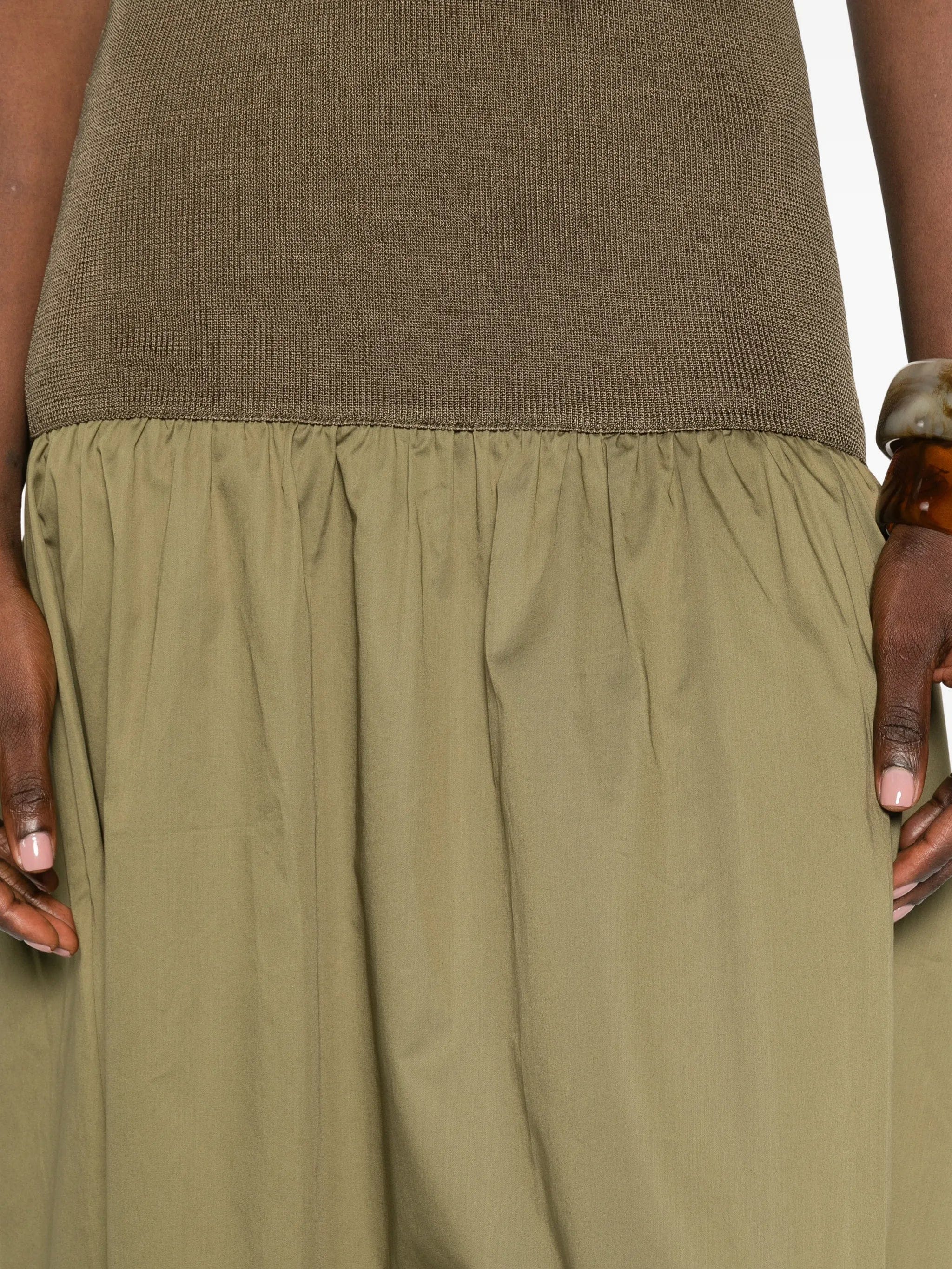 The Frankie Shop Iliya drop - waist maxi dress
