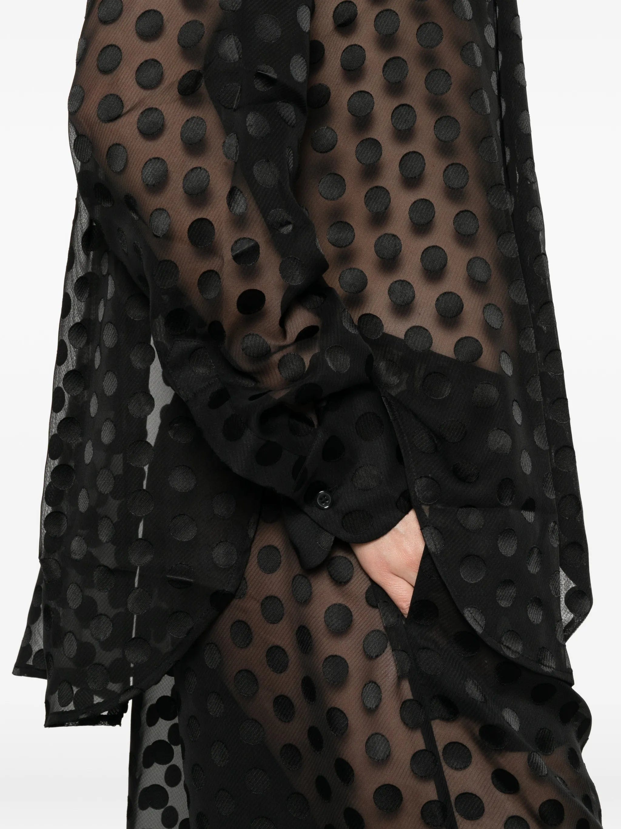 The Frankie Shop polka - dot shirt