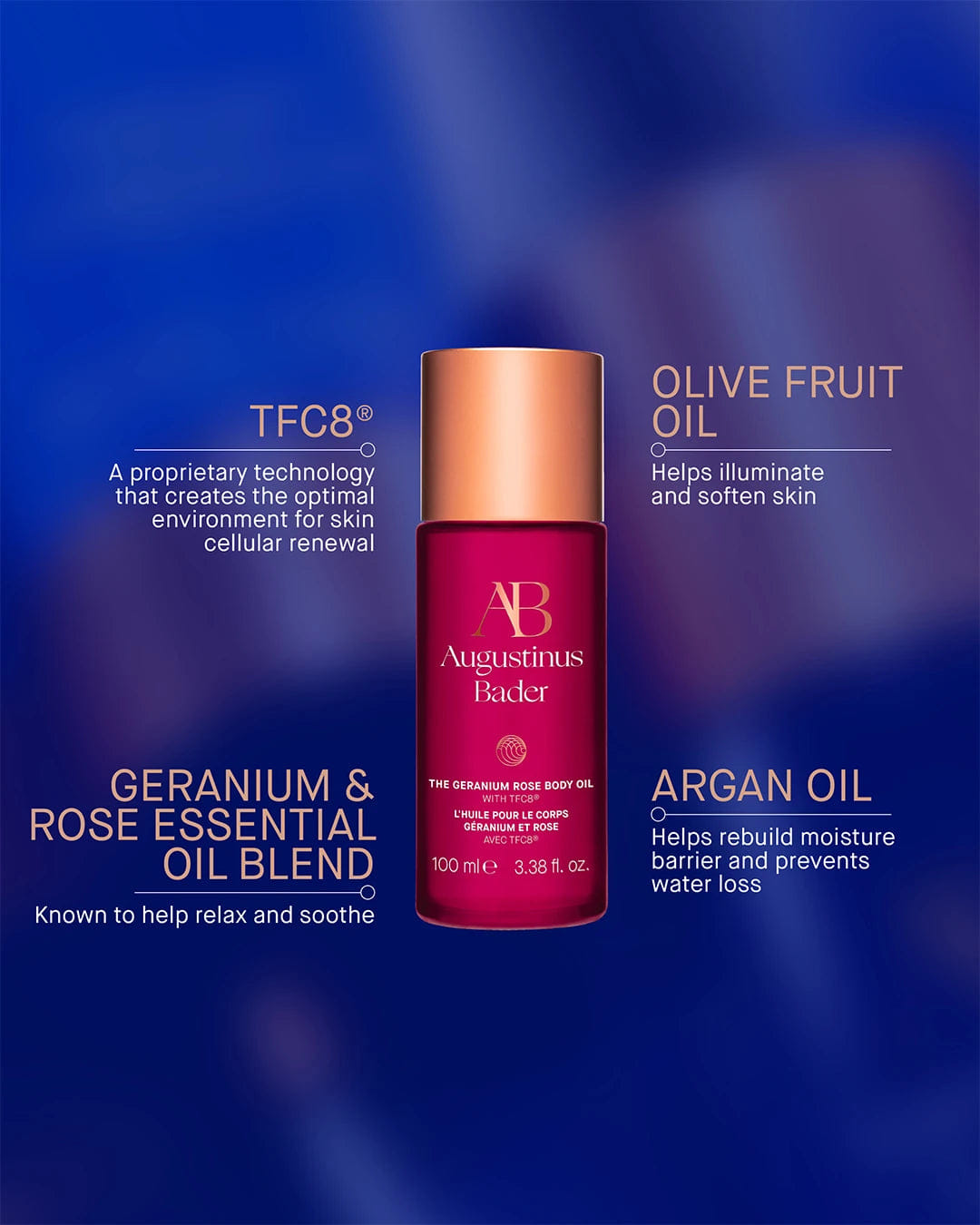 Augustinus BADER Geranium Rose Body Oil