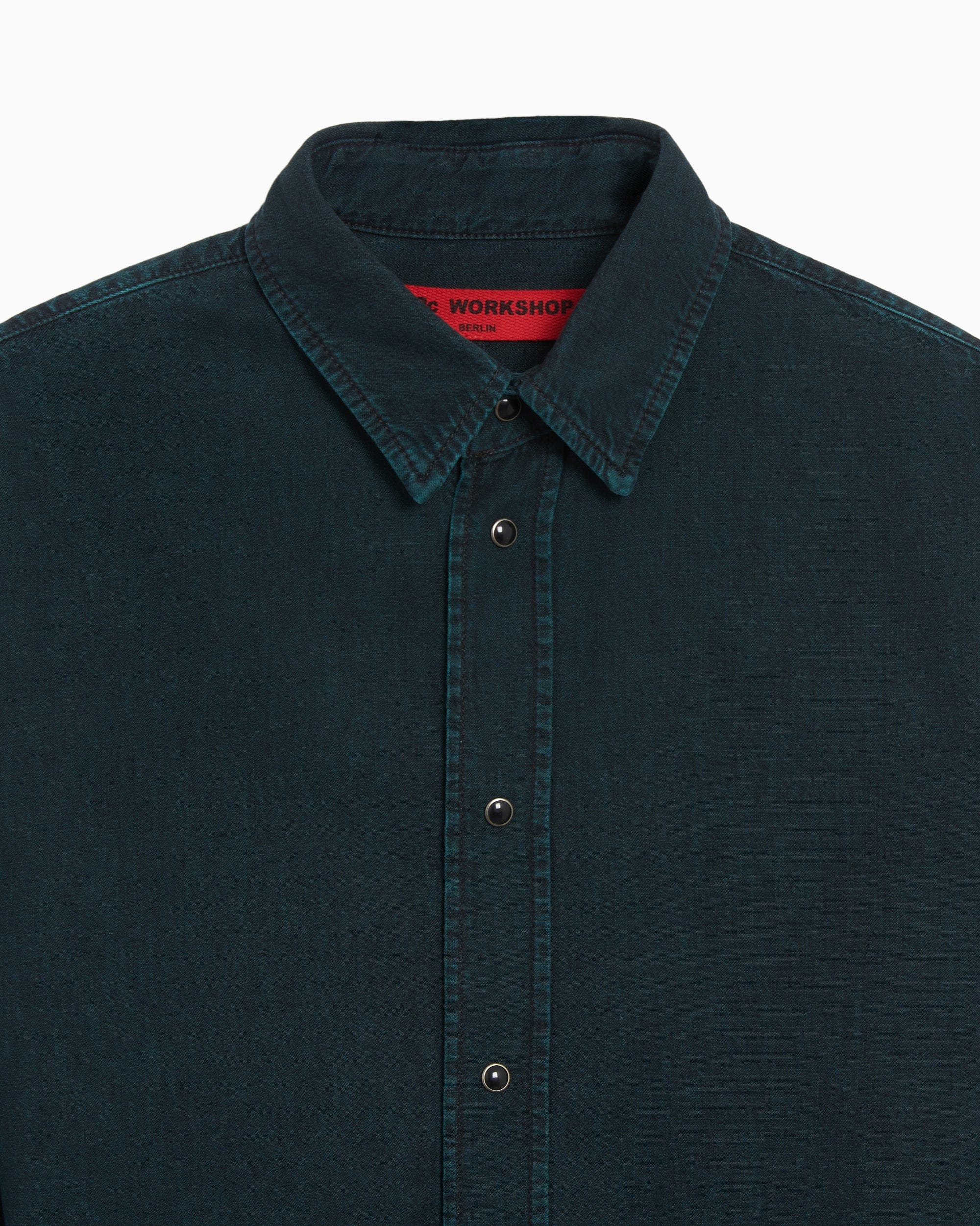 032C Camisa 032c Goya Men's Denim Shirt para hombre