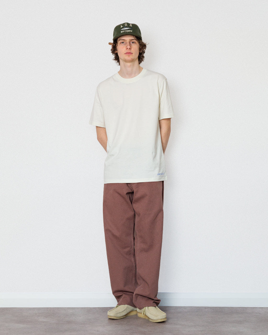 Norse Projects Korshavn Relaxed 5 Pocket Heavy Twill - Peppercorn