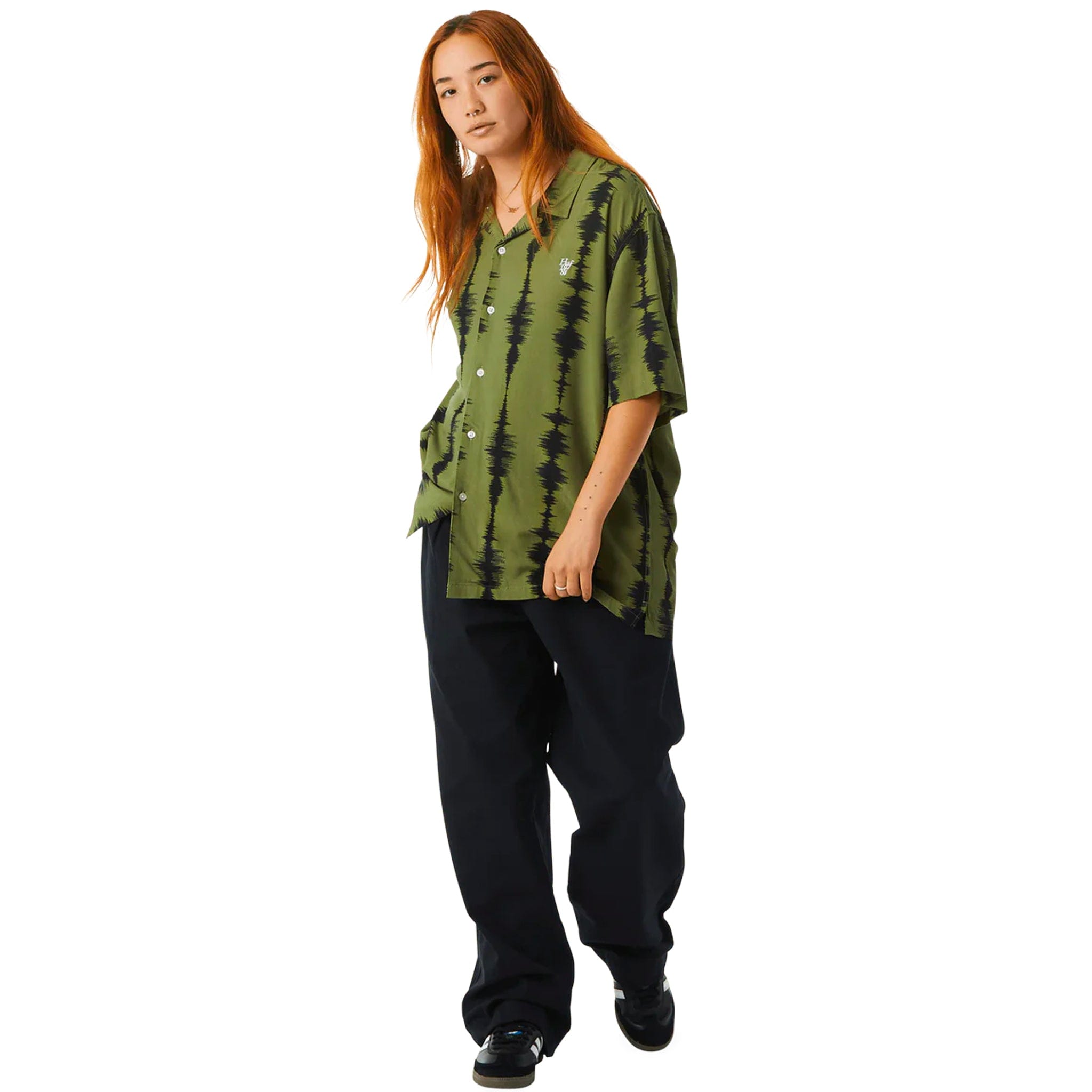 HUF SEISMOGRAM RESORT SHIRT (Olive)