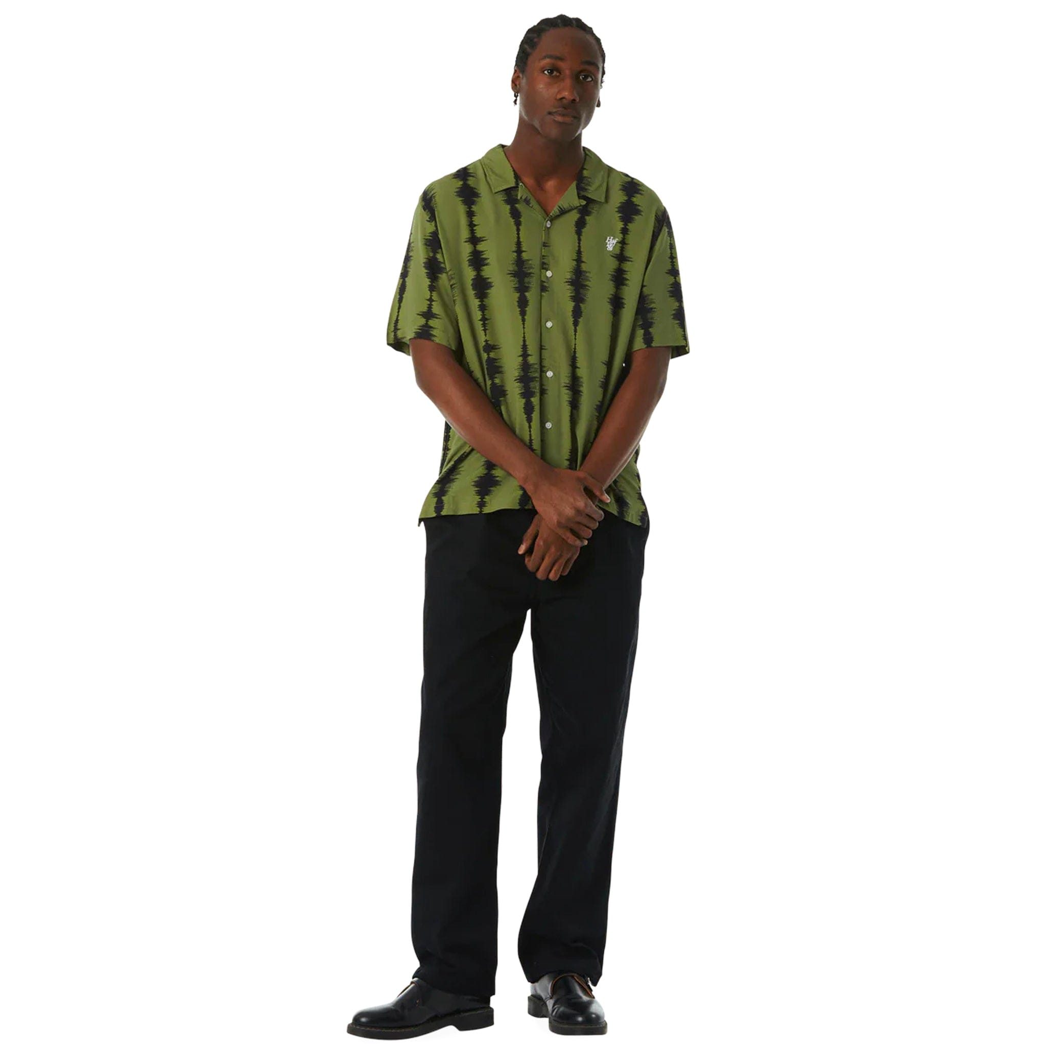 HUF SEISMOGRAM RESORT SHIRT (Olive)