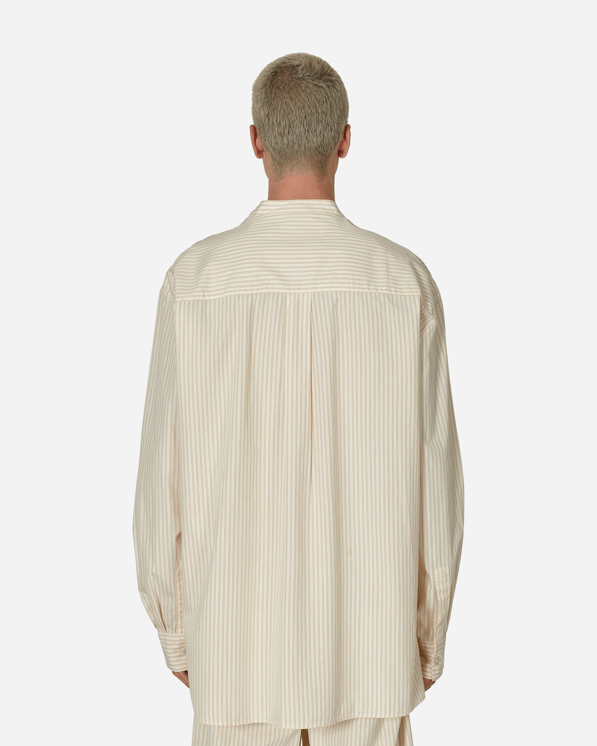 Tekla Birkenstock Stripes Longsleeve Shirt Wheat