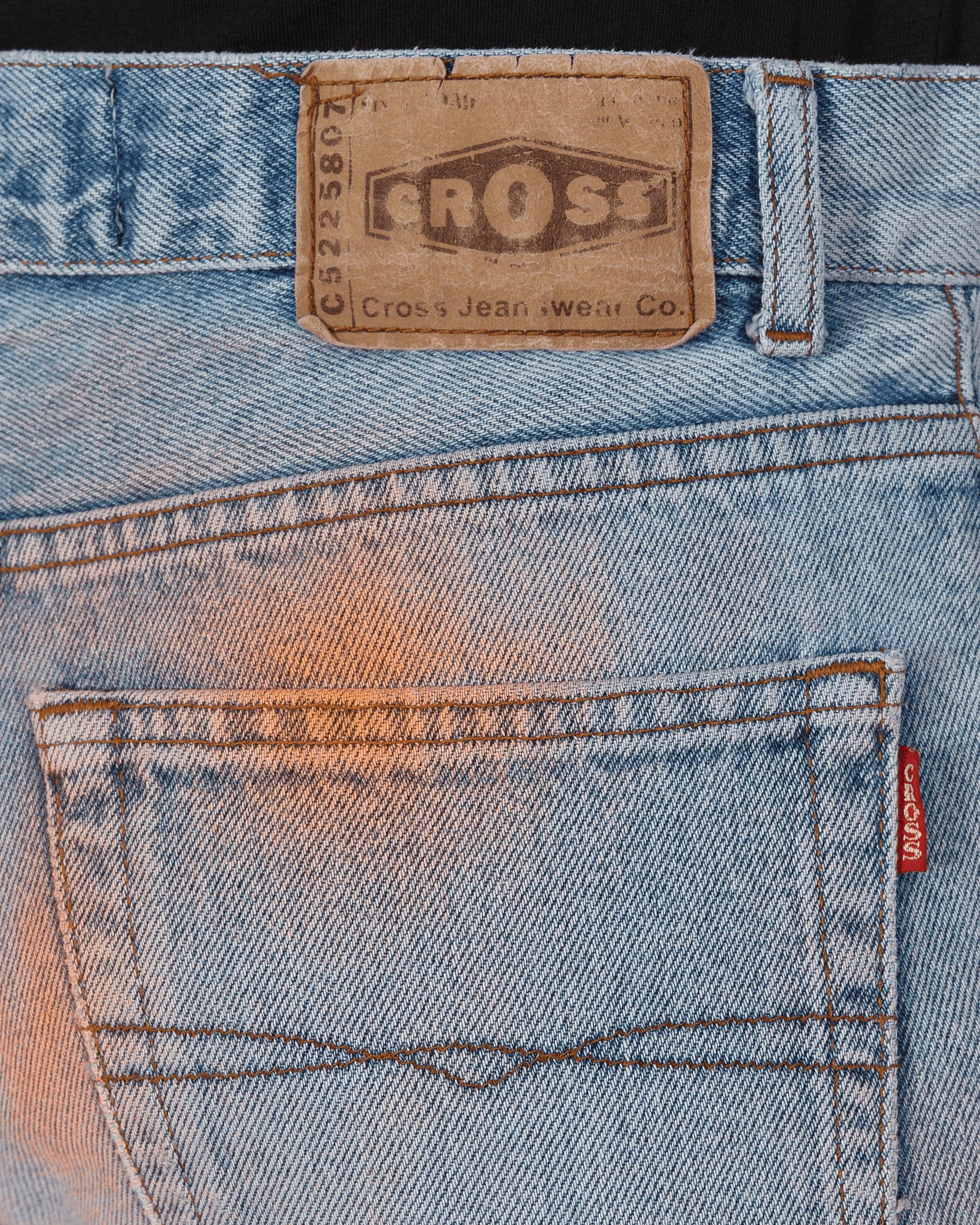 Phipps Spray Painted Vintage Denim Pants Blue