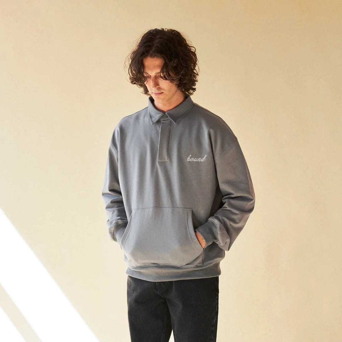 Bound Sage Grey Rugby Polo