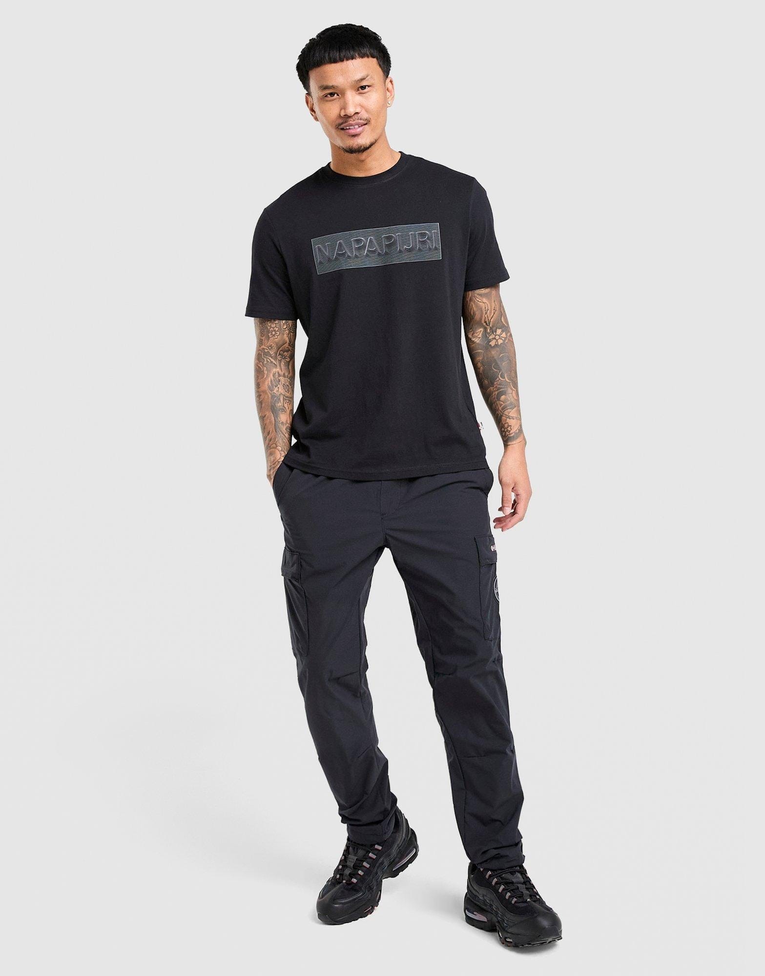 Napapijri Box Wave Graphic T - Shirt