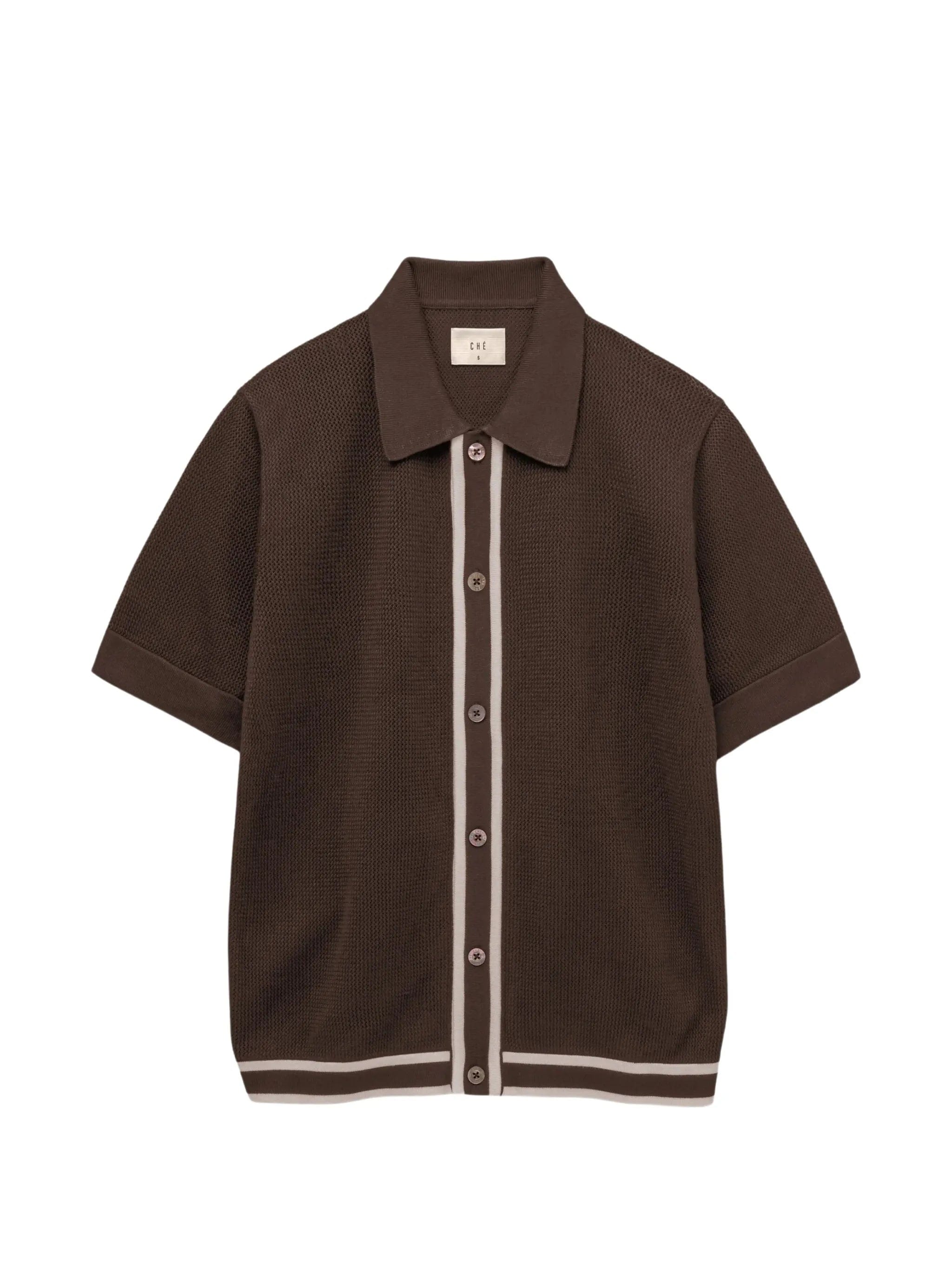 CHÉ Jorge striped - trim polo shirt