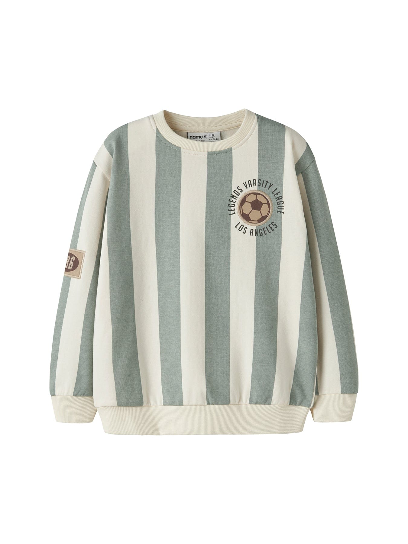 Name It Mini Kids' Organic Cotton Sweatshirt Multi