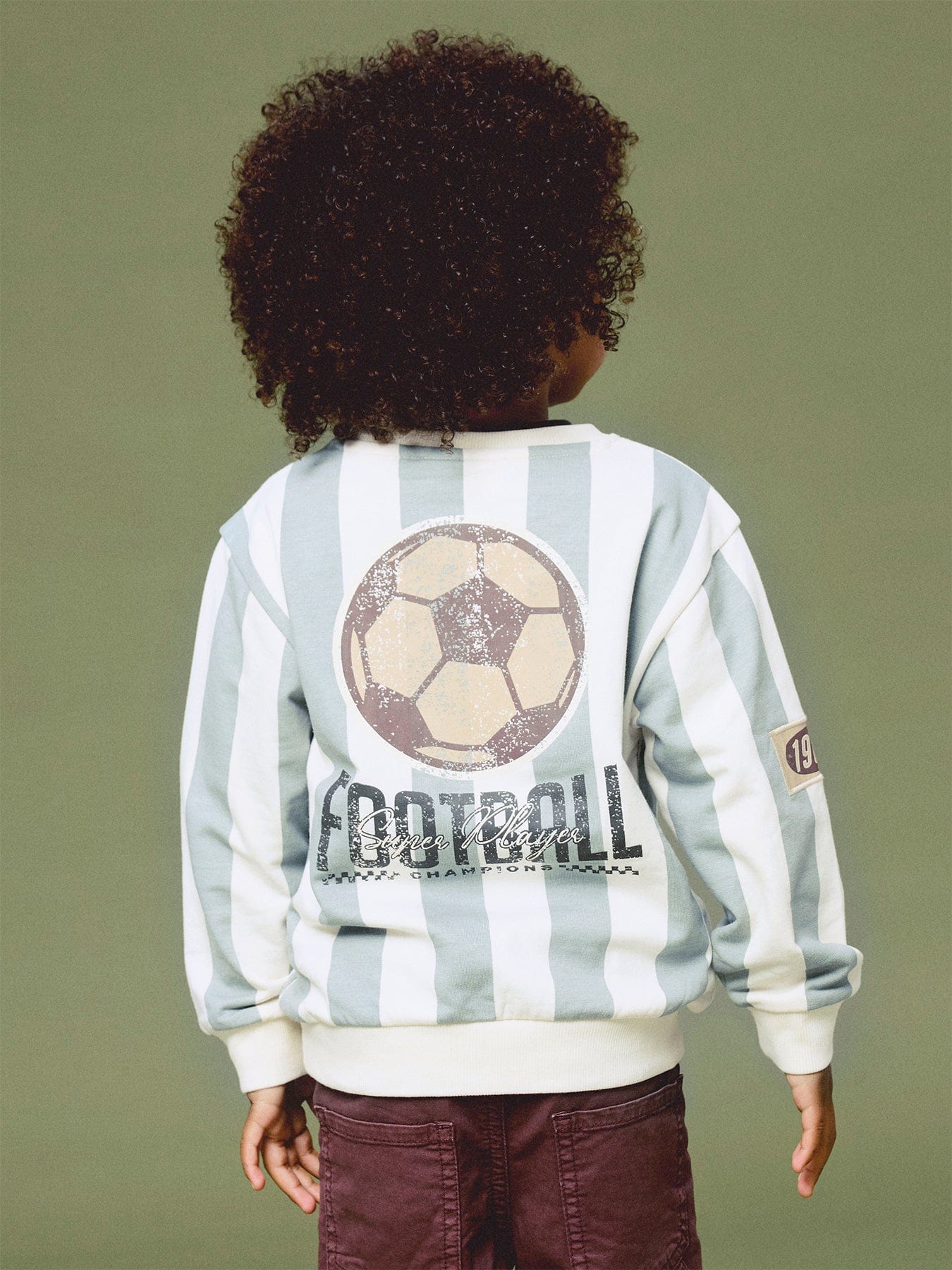 Name It Mini Kids' Organic Cotton Sweatshirt Multi