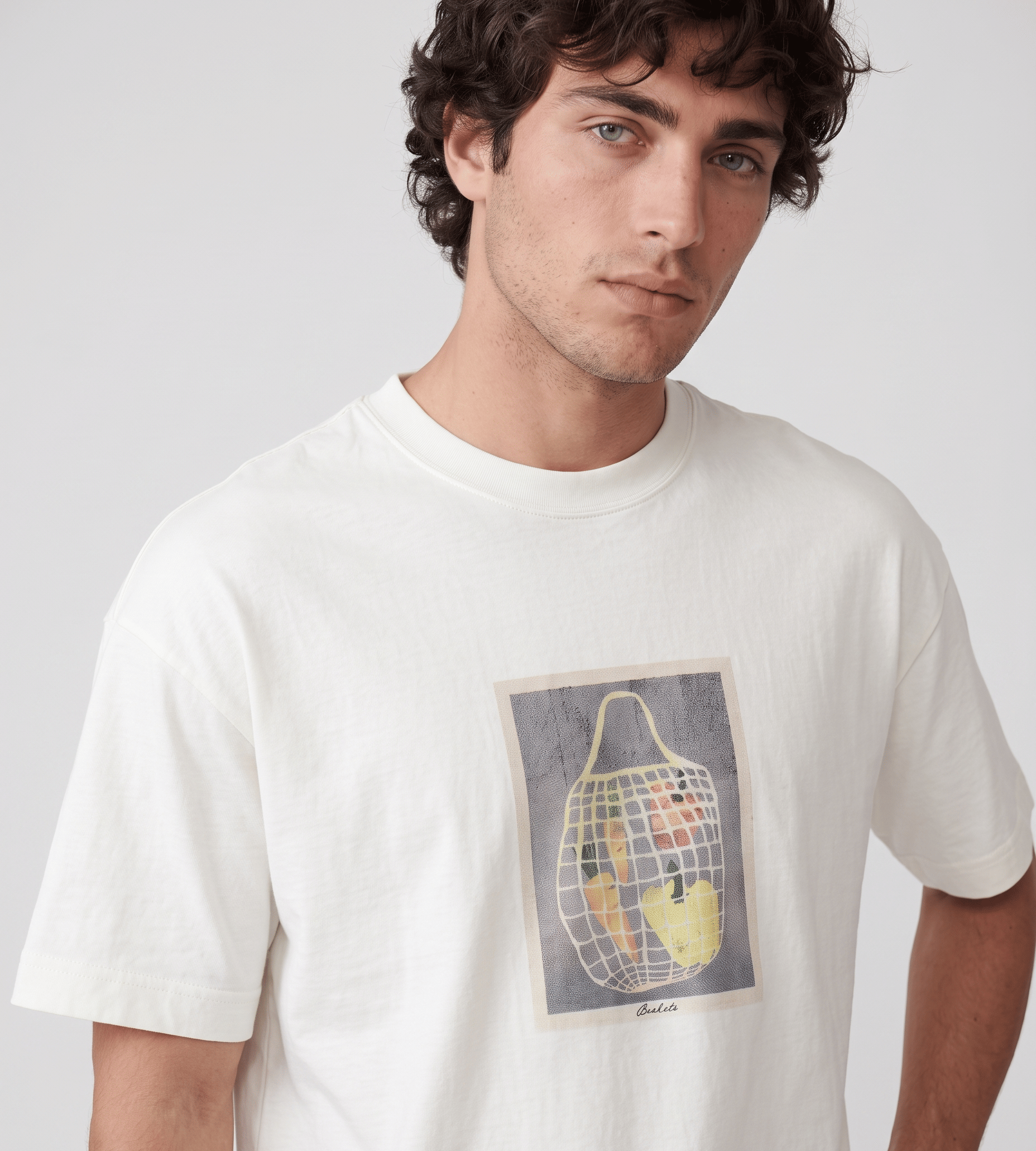 WHITE* Baskèts Fruitbasket T - Shirt White