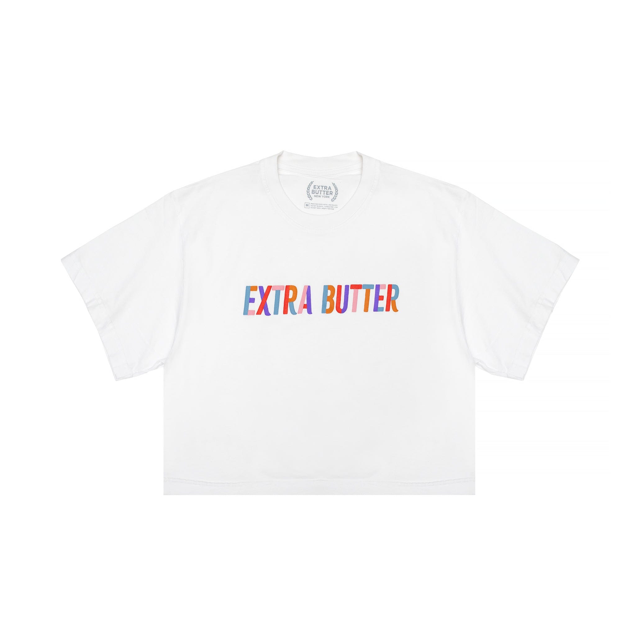 Butter Extra Butter Painterly Crop T-Shirt