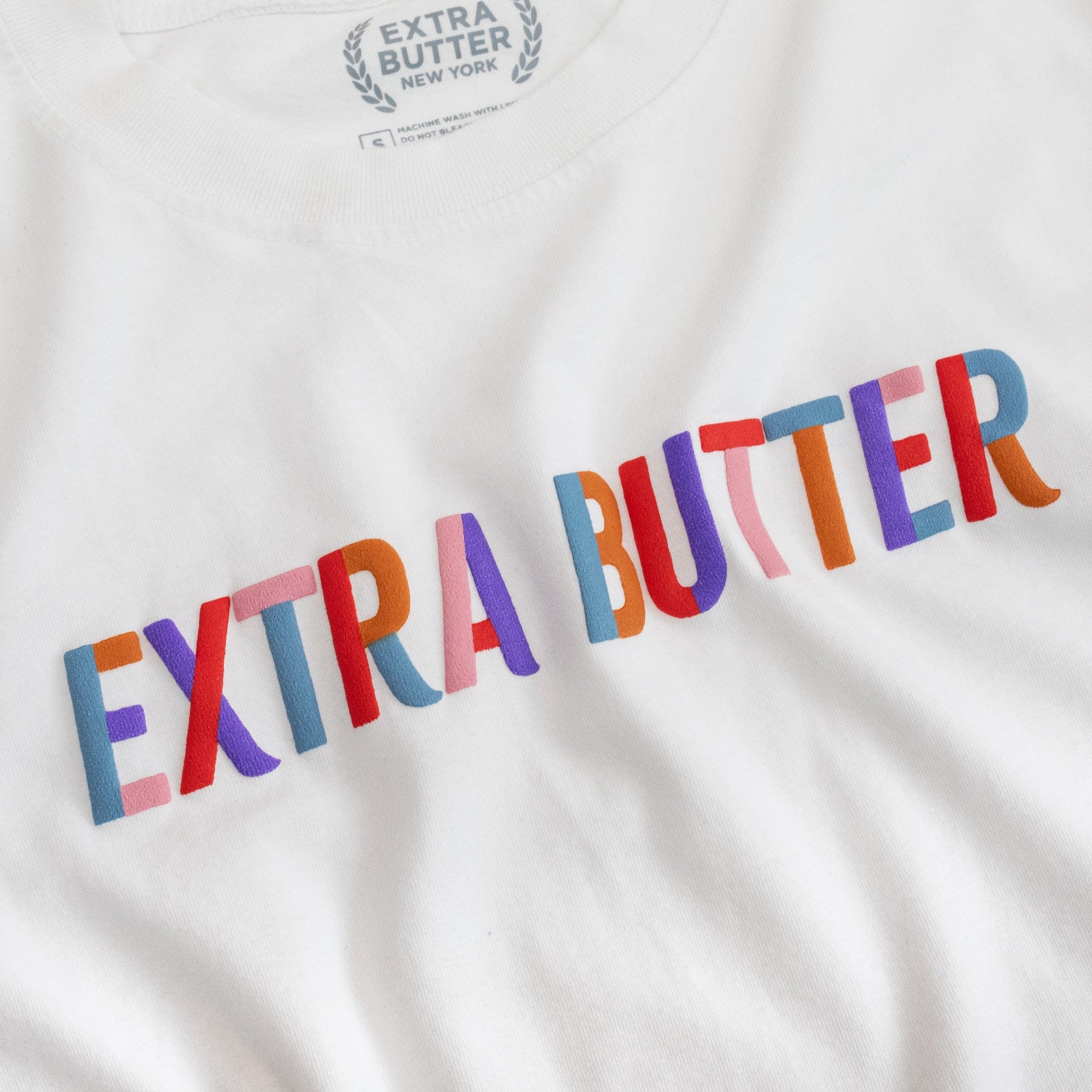 Butter Extra Butter Painterly Crop T-Shirt
