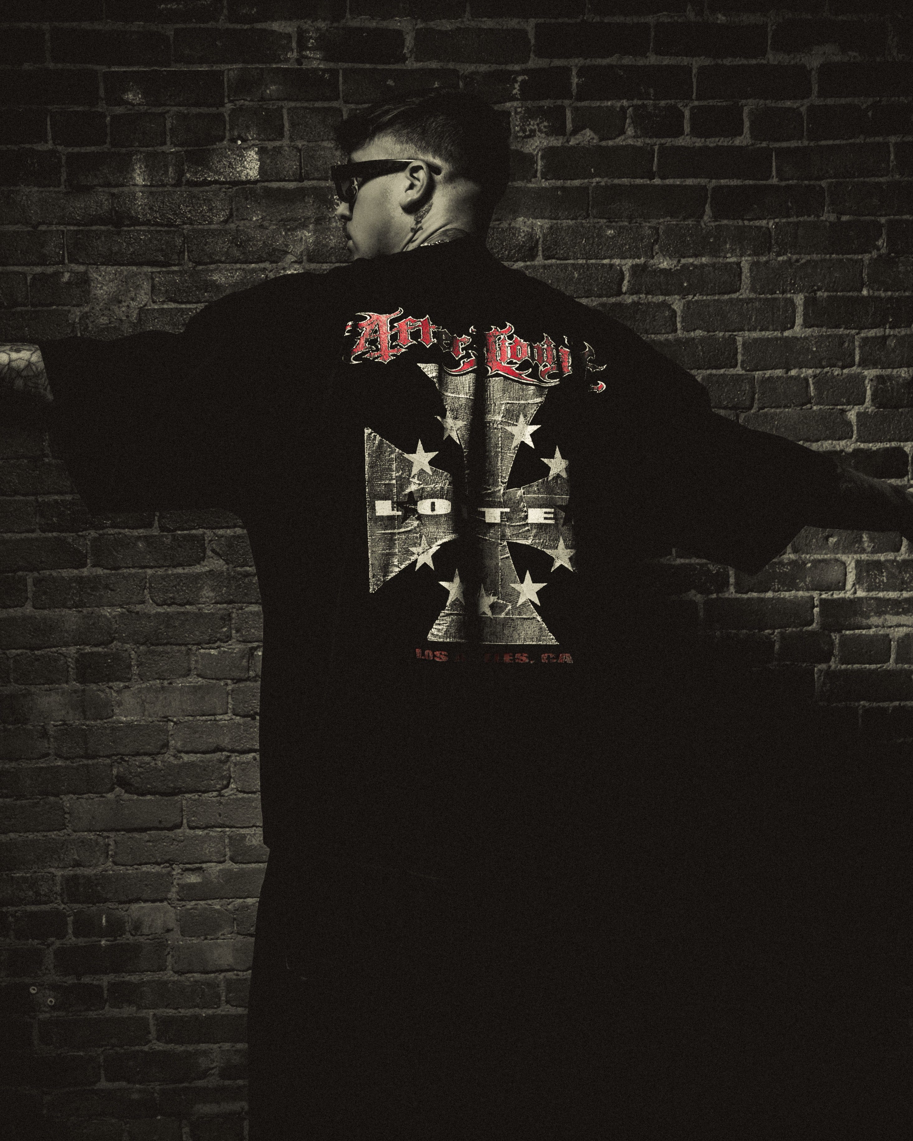 Loiter x After Midnight Cross T - Shirt Black