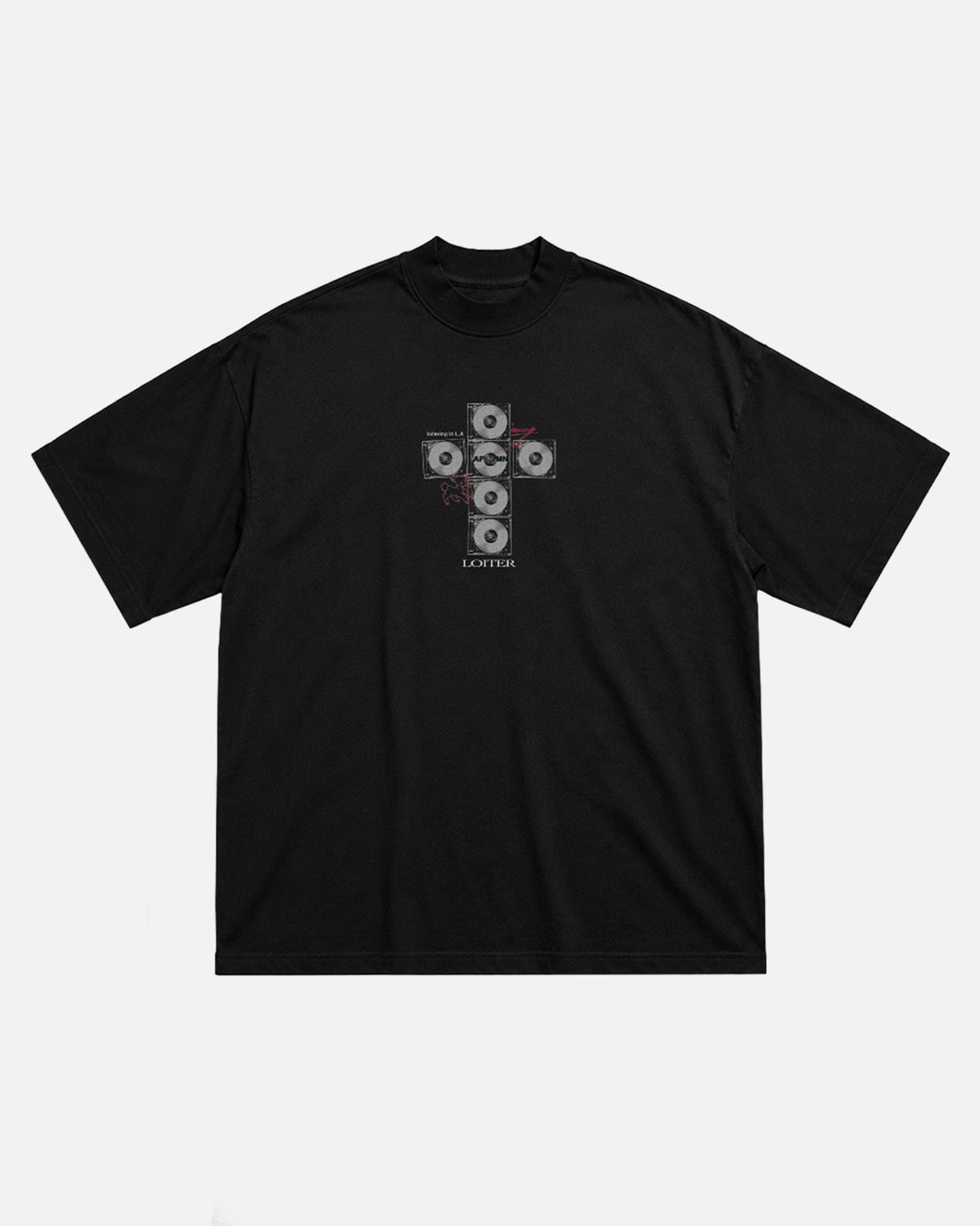 Loiter x After Midnight Cross T - Shirt Black