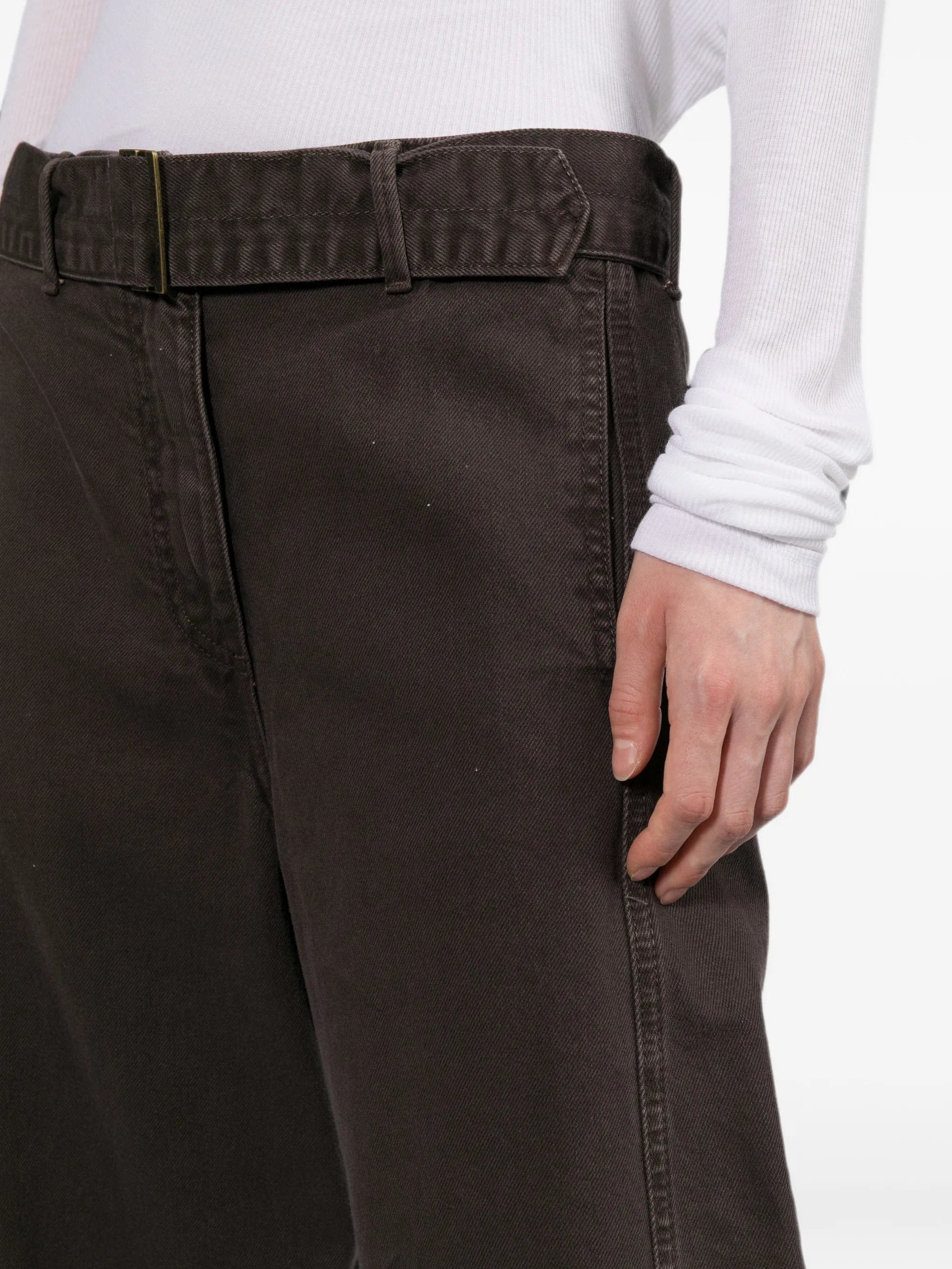 Magda Butrym Low - rise belted jeans