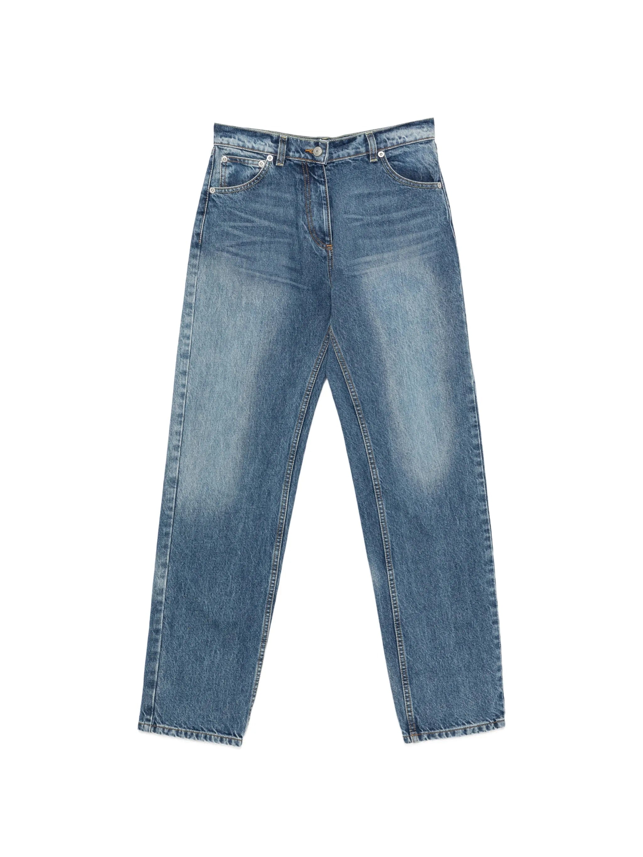 Magda Butrym faded - effect straight - leg jeans